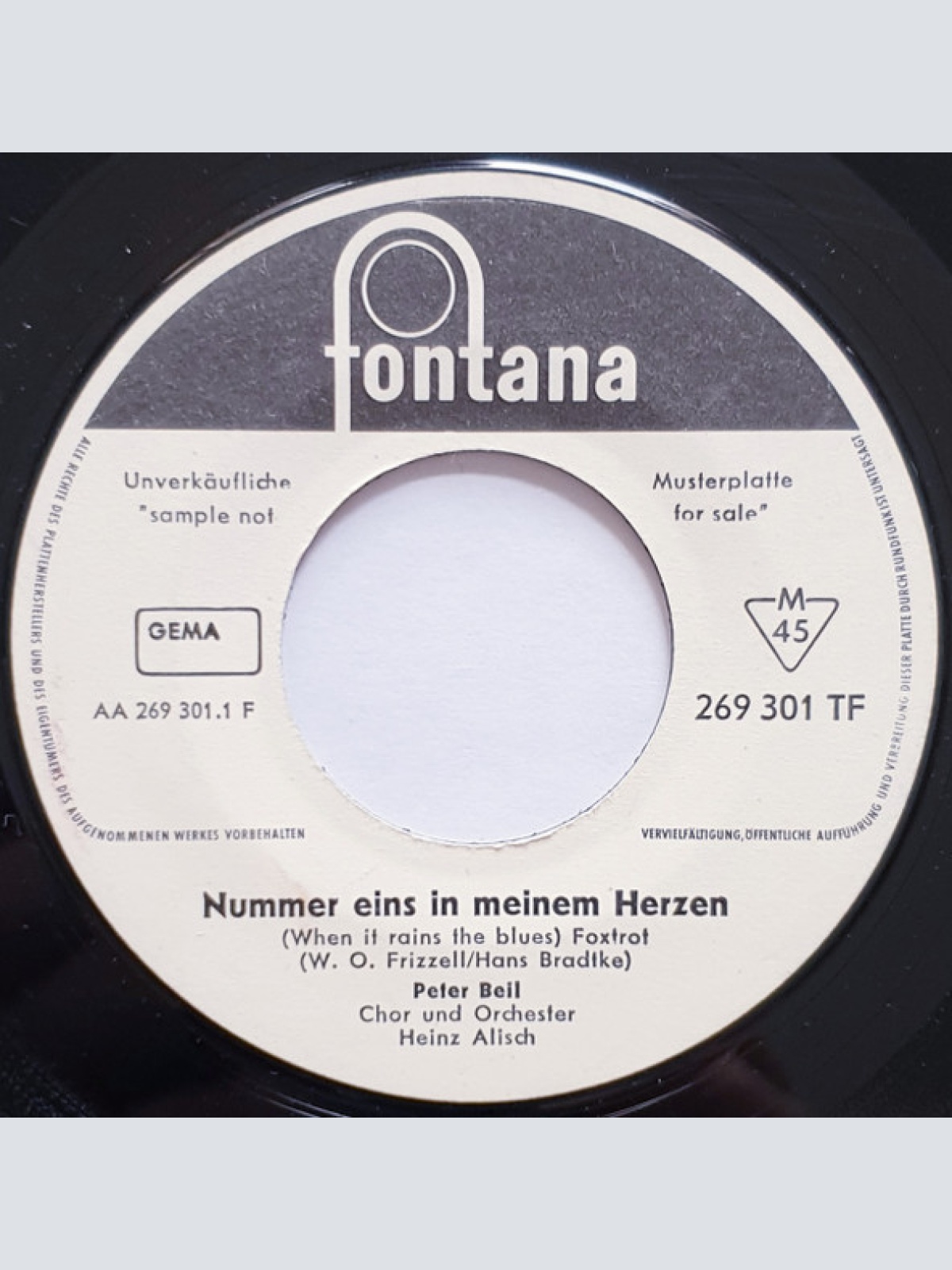 Vinyl / Peter Beil - Nummer Eins In Meinem Herzen