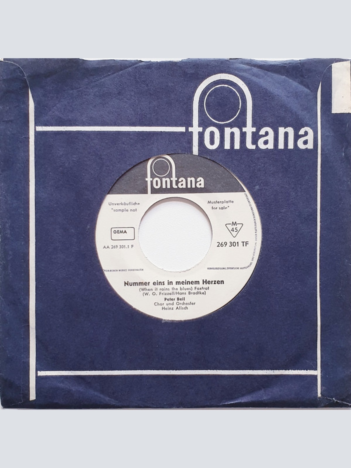 Vinyl / Peter Beil - Nummer Eins In Meinem Herzen