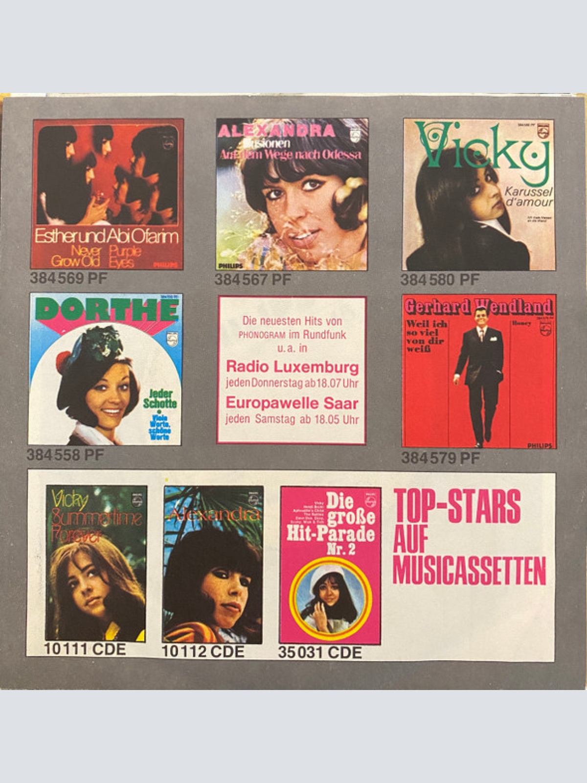 Vinyl / Heidi Brühl - Boom Bang-A-Bang / Der Himmel Weint Freudentränen