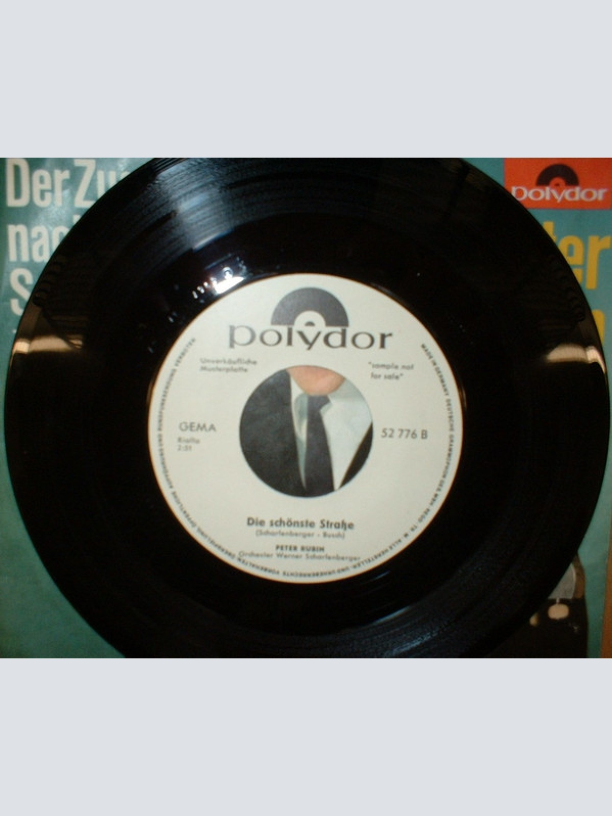 Vinyl / Peter Rubin - Der Zug Nach Sunny Hill / Die Schönste Straße