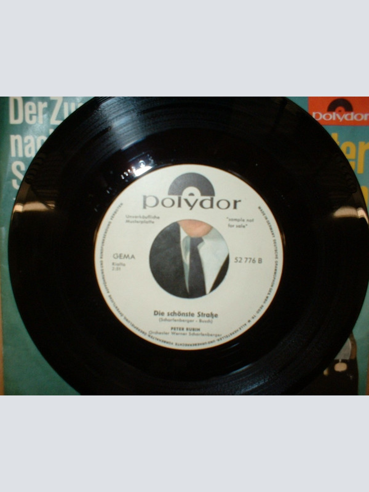 Vinyl / Peter Rubin - Der Zug Nach Sunny Hill / Die Schönste Straße