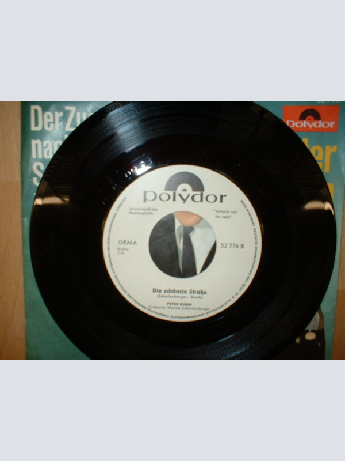 Vinyl / Peter Rubin - Der Zug Nach Sunny Hill / Die Schönste Straße