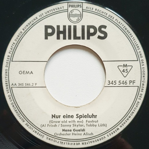 Vinyl / Nana Gualdi - Es Könnte Ja Immer So Sein/ Nur Eine Spieluhr