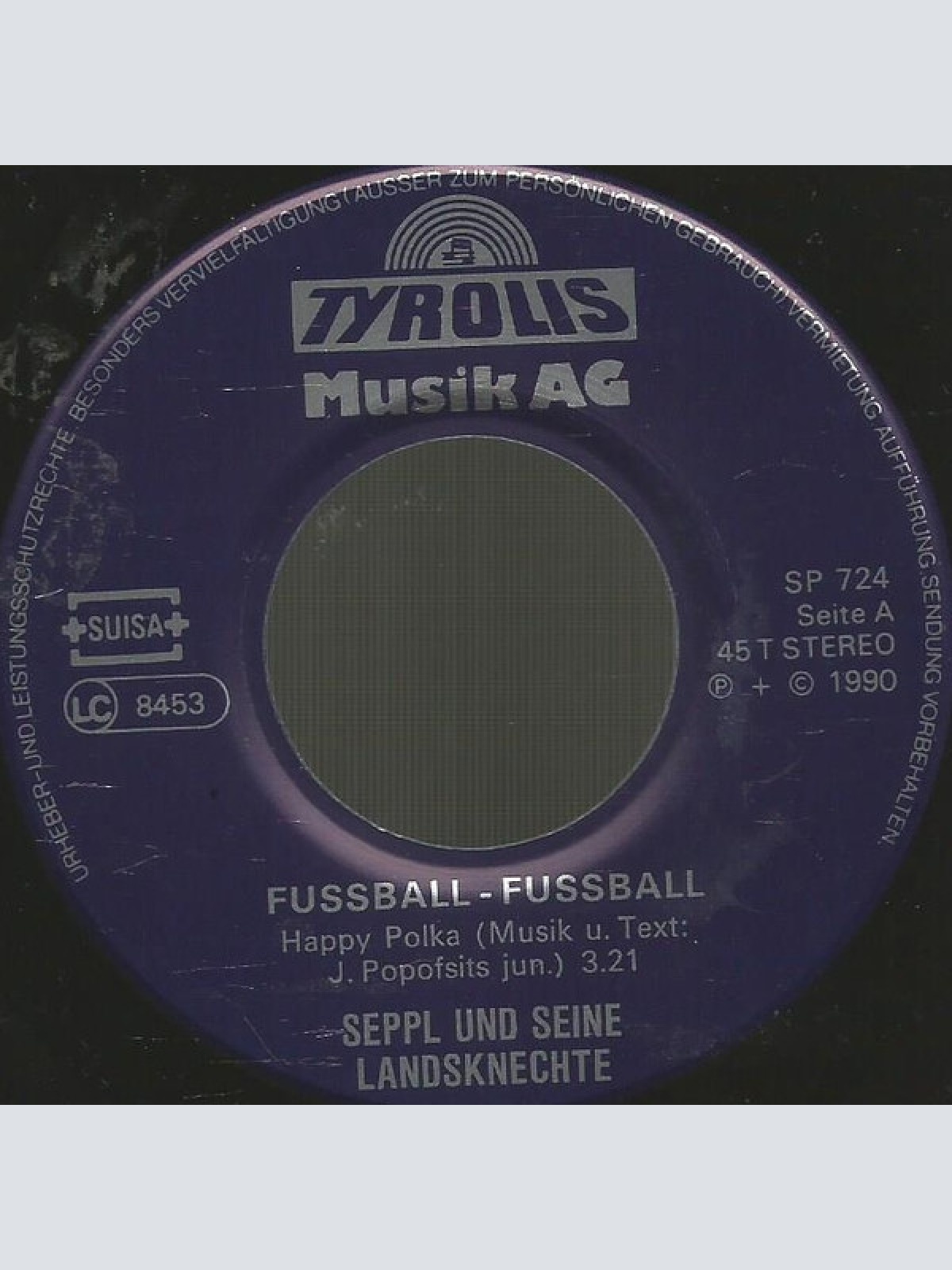 Vinyl / Seppl & Landsknechte* - Fussball - Fussball / Hip-Hip-Hip-Hurra