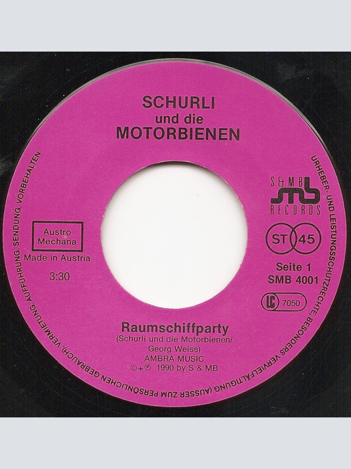 Vinyl / Schurli Und Die Motorbienen* - Raumschiffparty