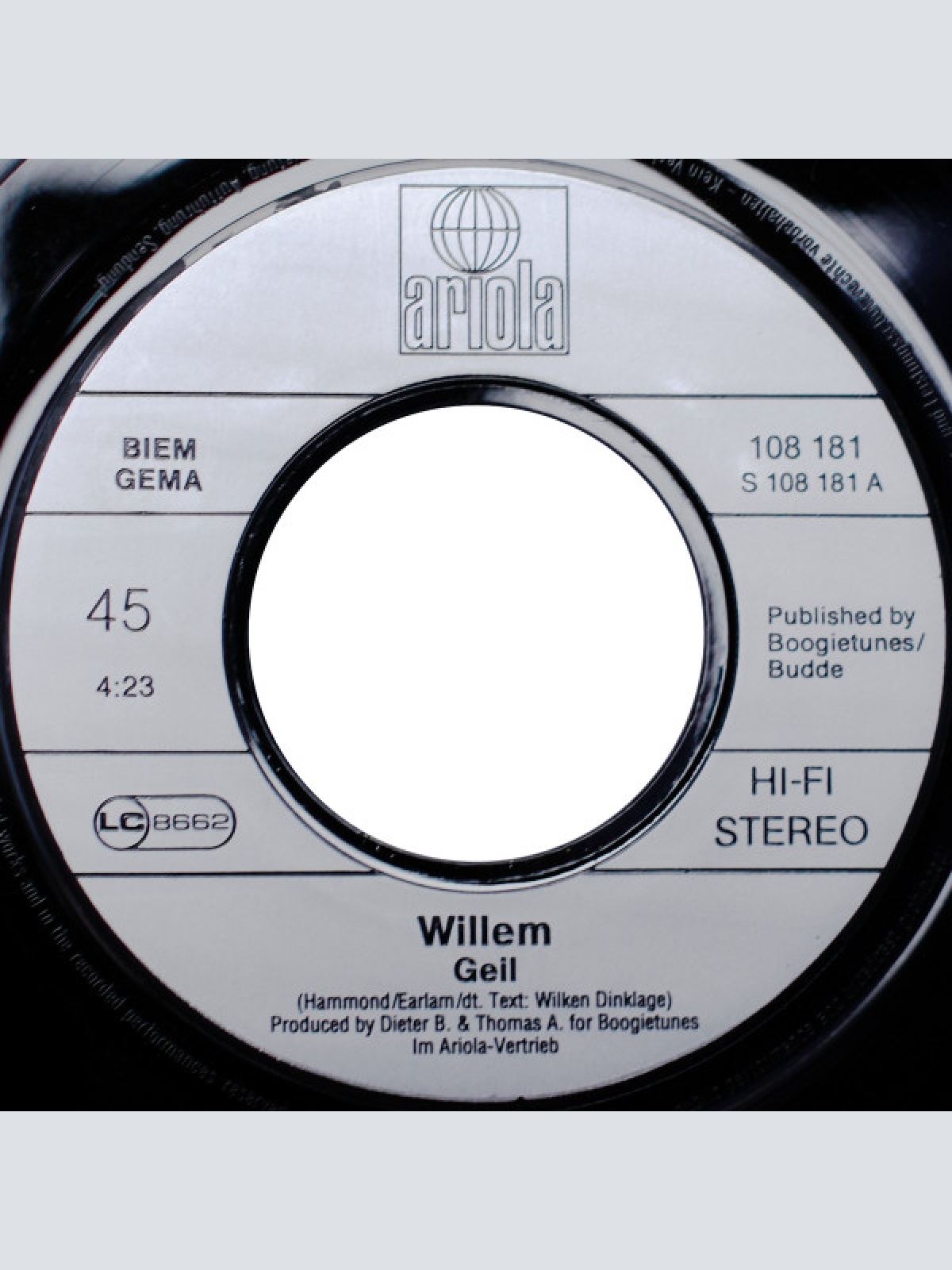 Vinyl / Willem (2) - Geil