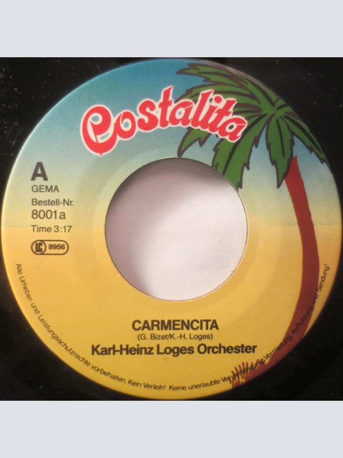 Vinyl / Karl-Heinz Loges* - Carmencita