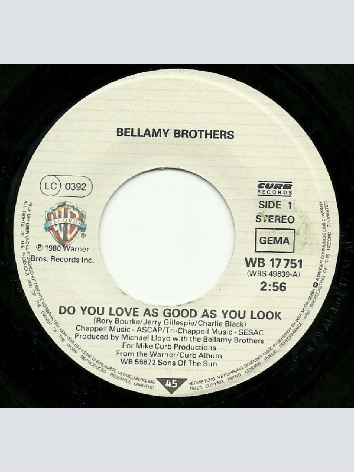 Vinyl / Bellamy Brothers - Do You Love As Good As You Look