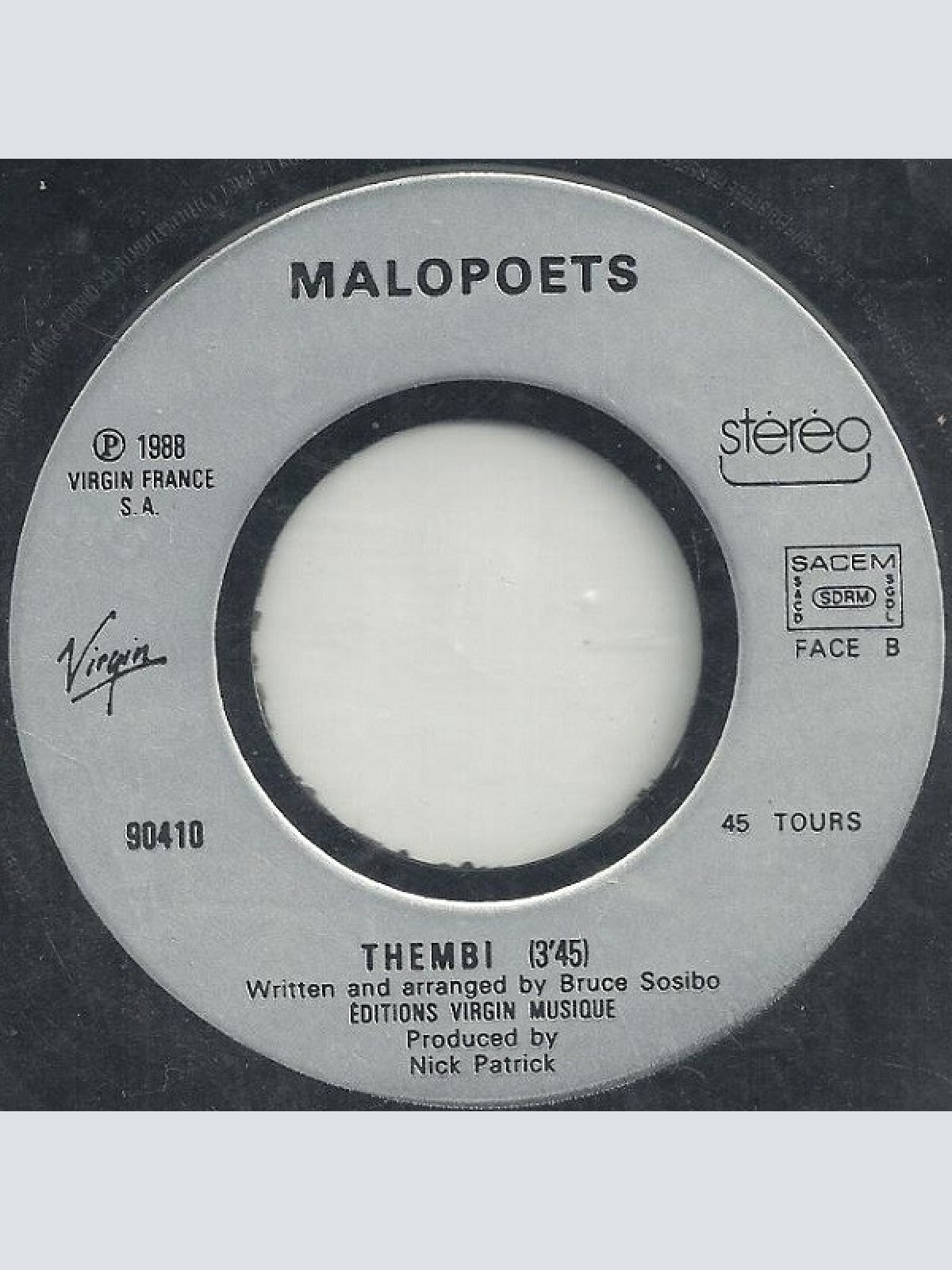 Vinyl / Malopoets - Life Is For Living