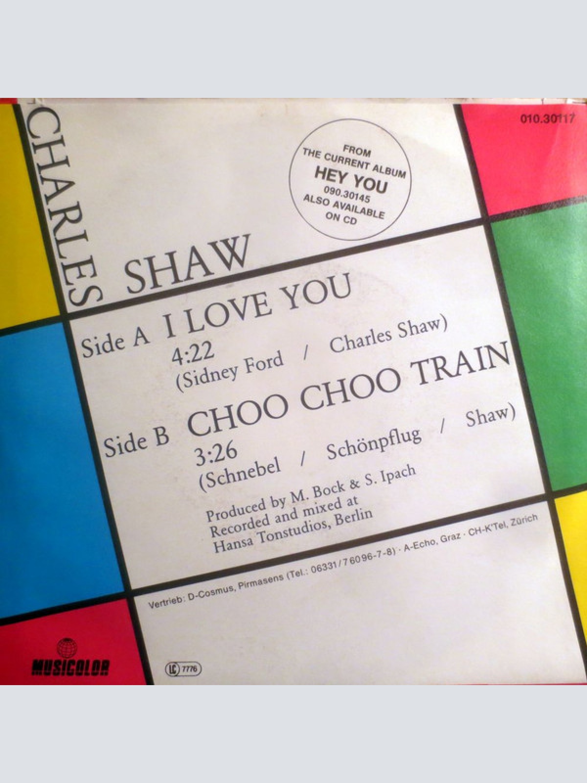 Vinyl / Charles Shaw - I Love You