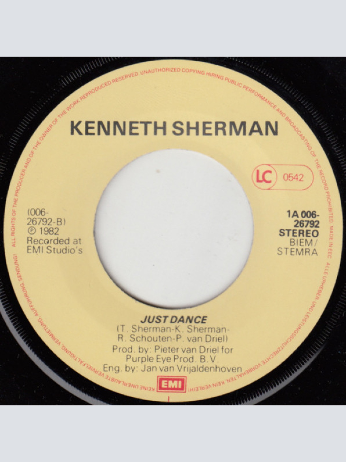 Vinyl / Kenneth Sherman - Why Can't We Live Together / Just Dance
