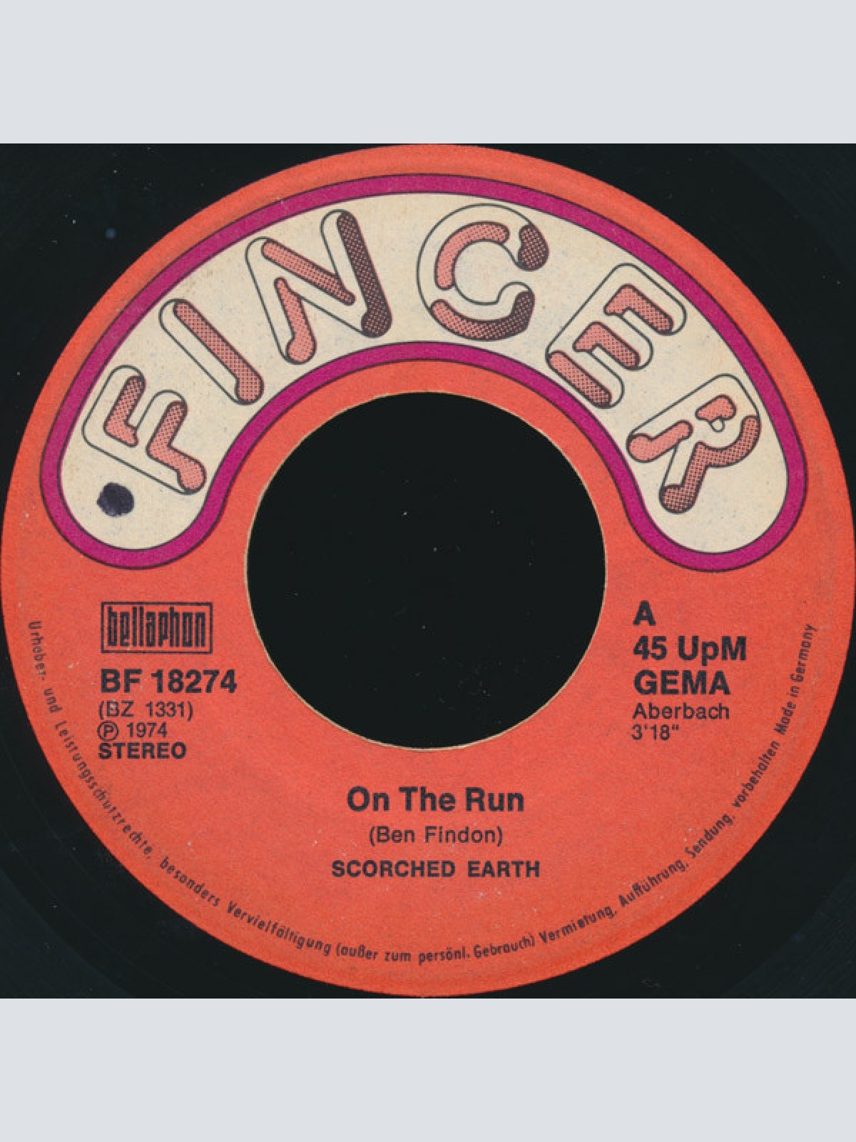 Vinyl / Scorched Earth (3) - On The Run / Can You Feel It