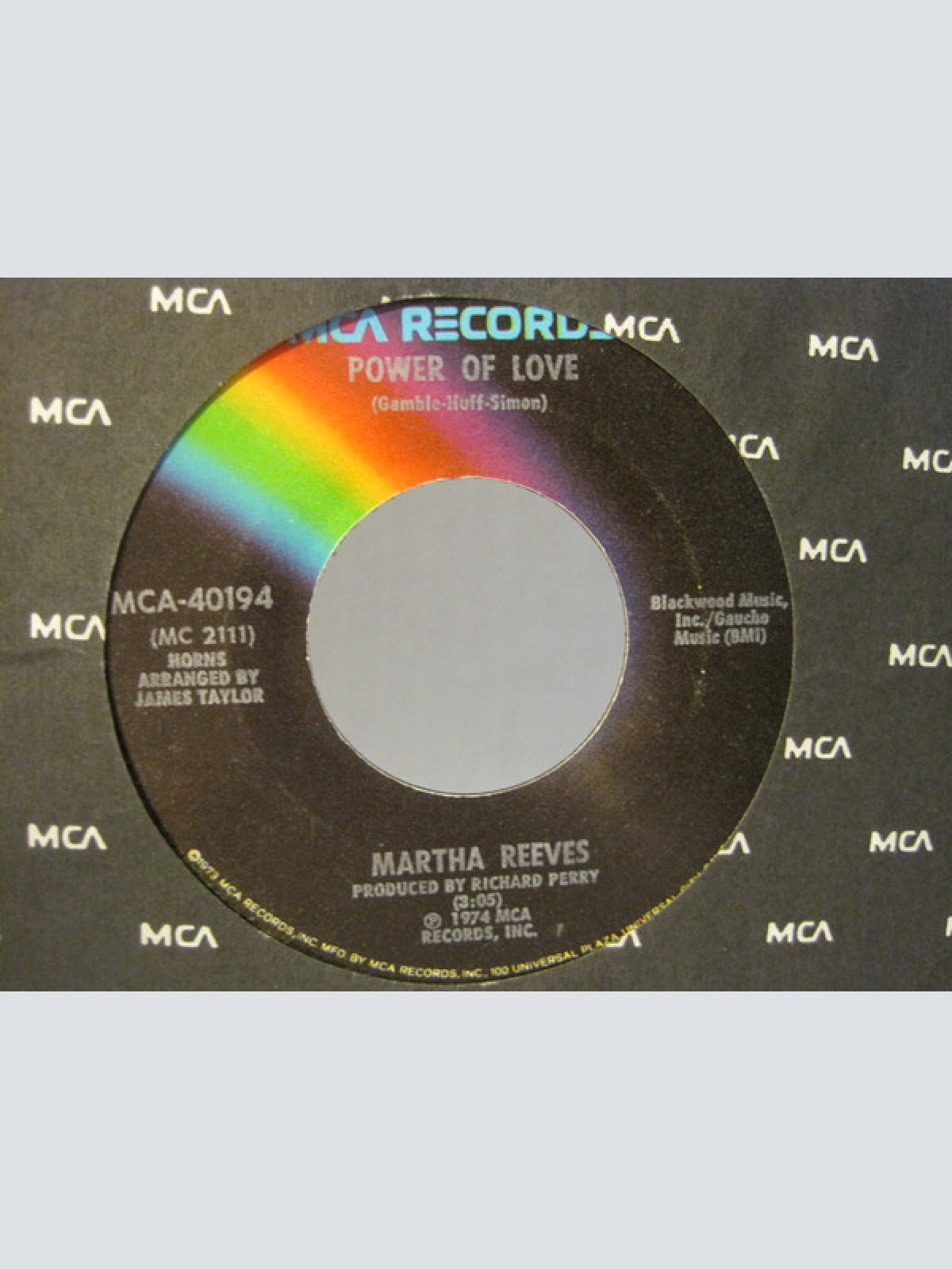 Vinyl / Martha Reeves - Power Of Love / Stand By Me