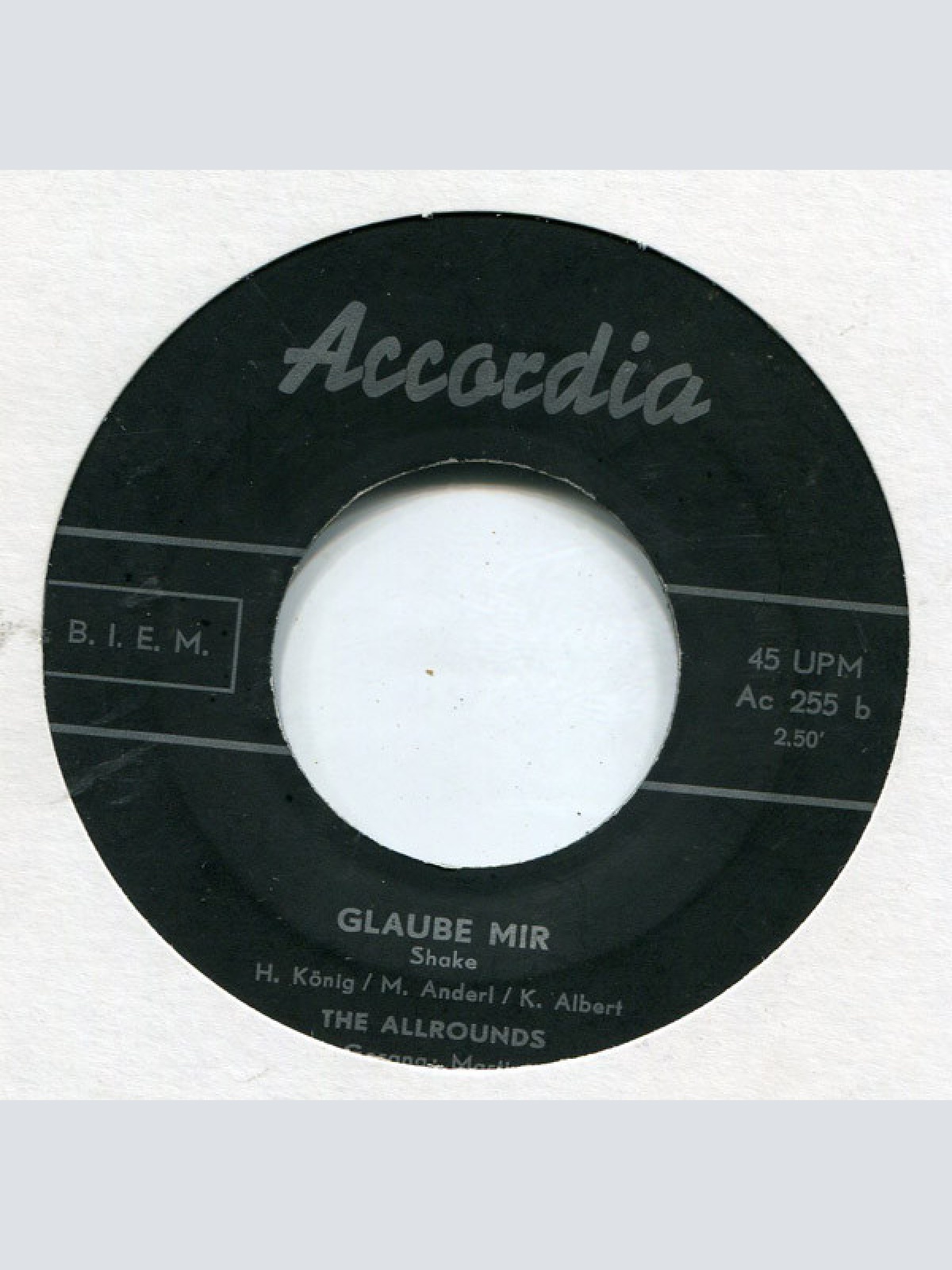 Vinyl / The Allrounds - Du Hast Es Selbst Gesagt