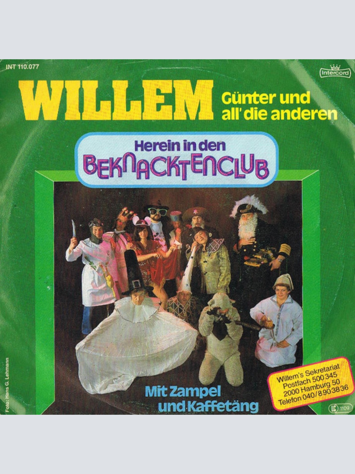 Vinyl / Willem (2), Günter* Und All' Die Anderen - Herein In Den Beknacktenclub