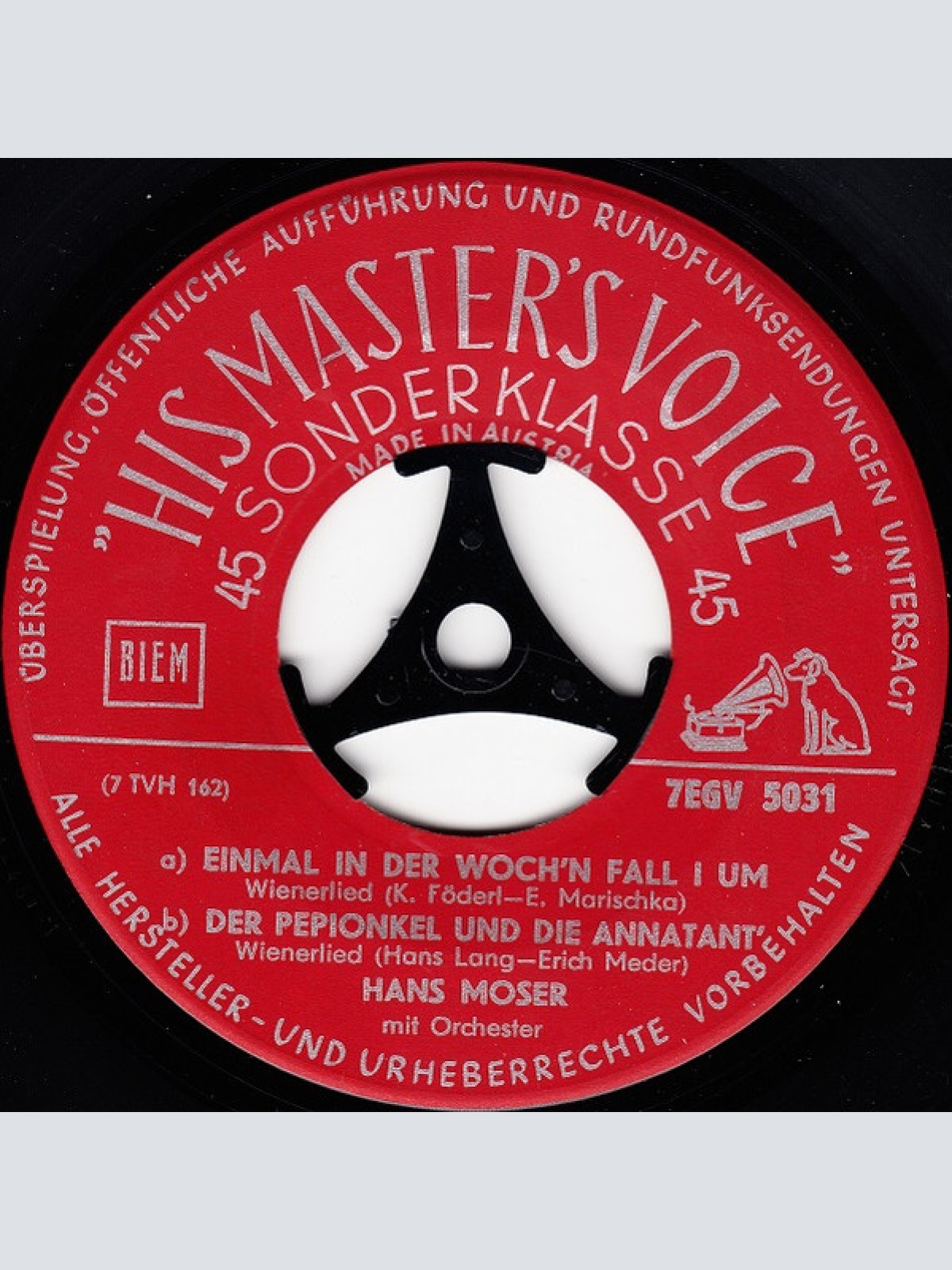 Vinyl / Hans Moser - Der Dienstmann