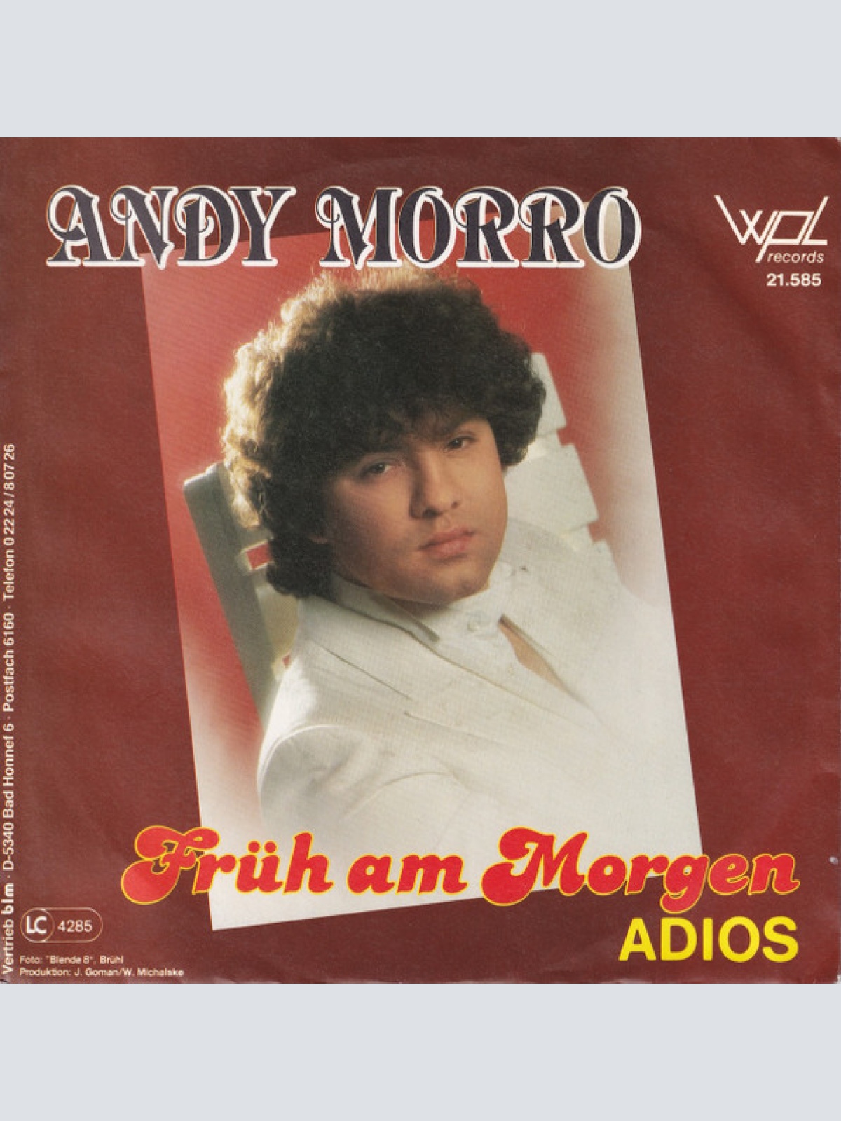 Vinyl / Andy Morro - Früh Am Morgen