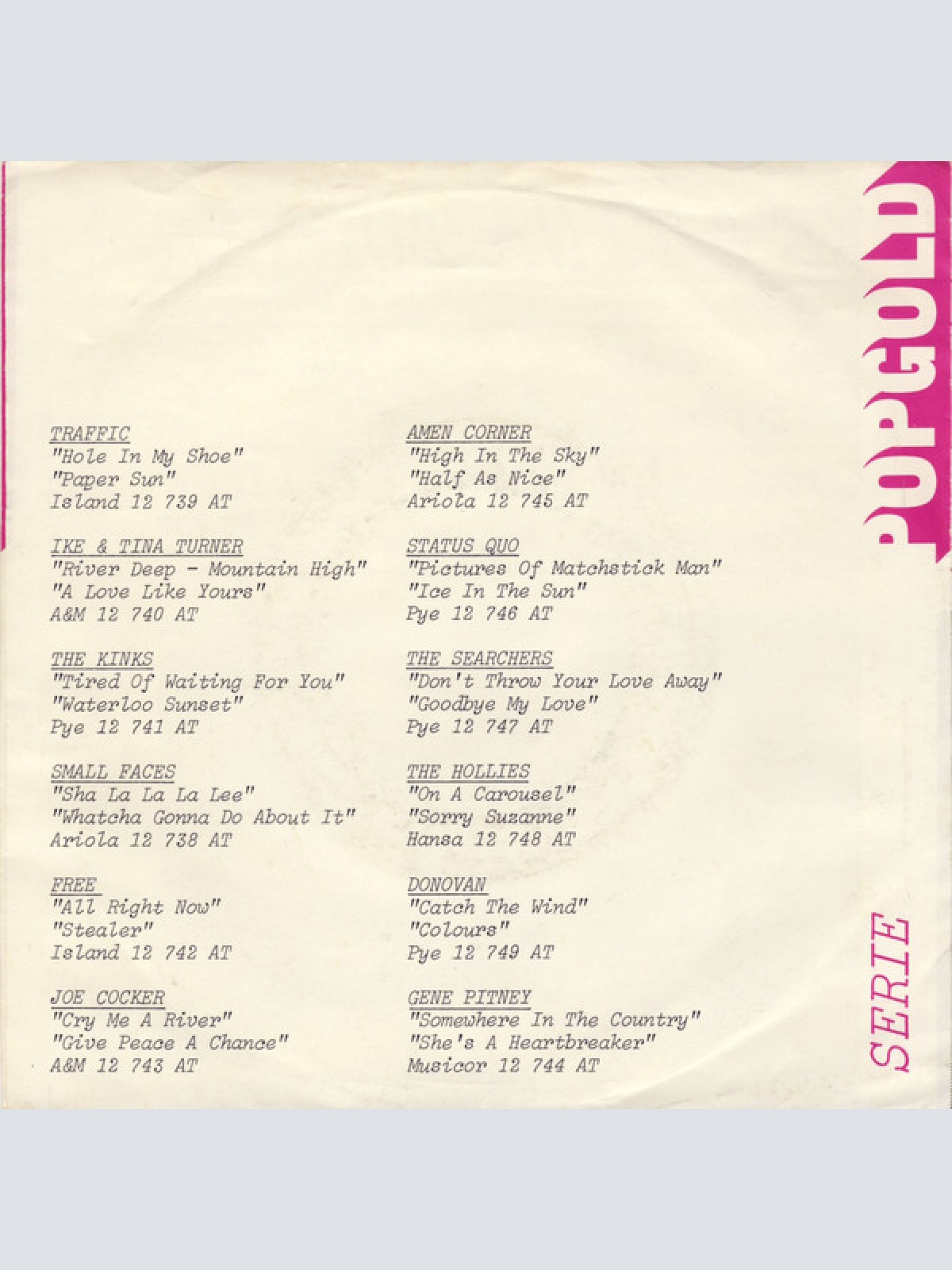 Vinyl / Ike & Tina Turner - River Deep - Mountain High / A Love Like Yours (Don't Come Knocking Every Day)