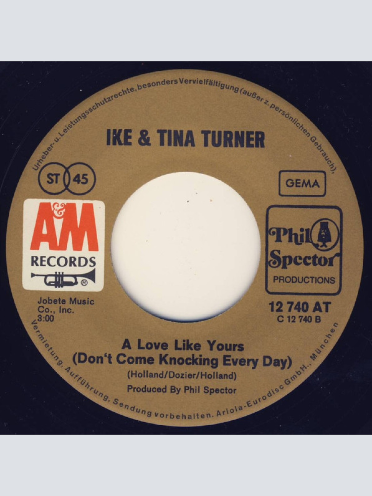 Vinyl / Ike & Tina Turner - River Deep - Mountain High / A Love Like Yours (Don't Come Knocking Every Day)