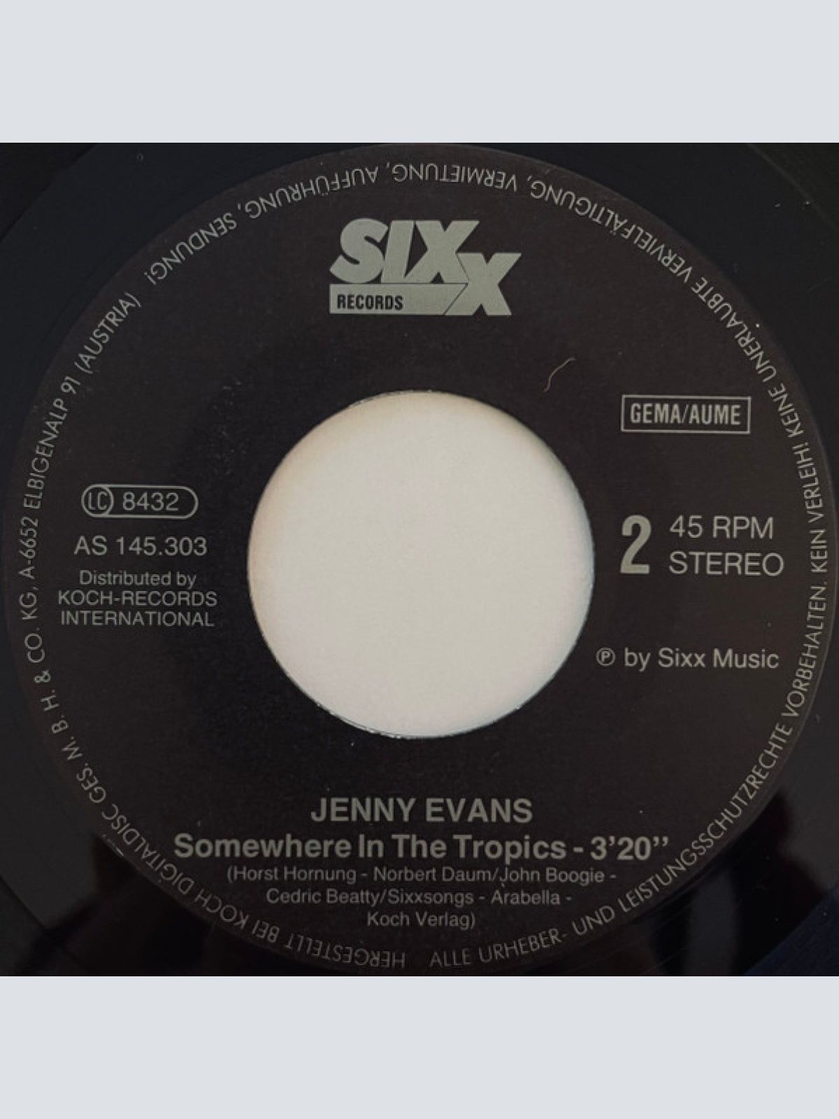 Vinyl / Jenny Evans (4) - Listen To The Radio