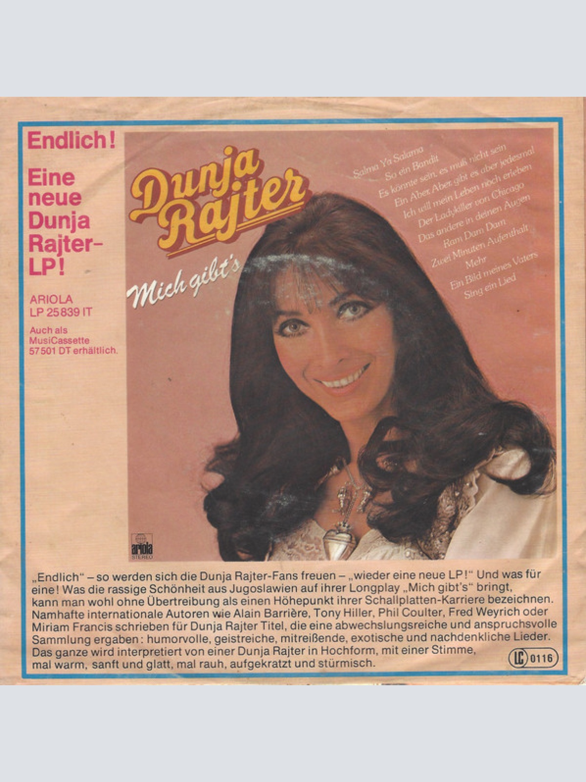 Vinyl / Dunja Rajter - Mehr