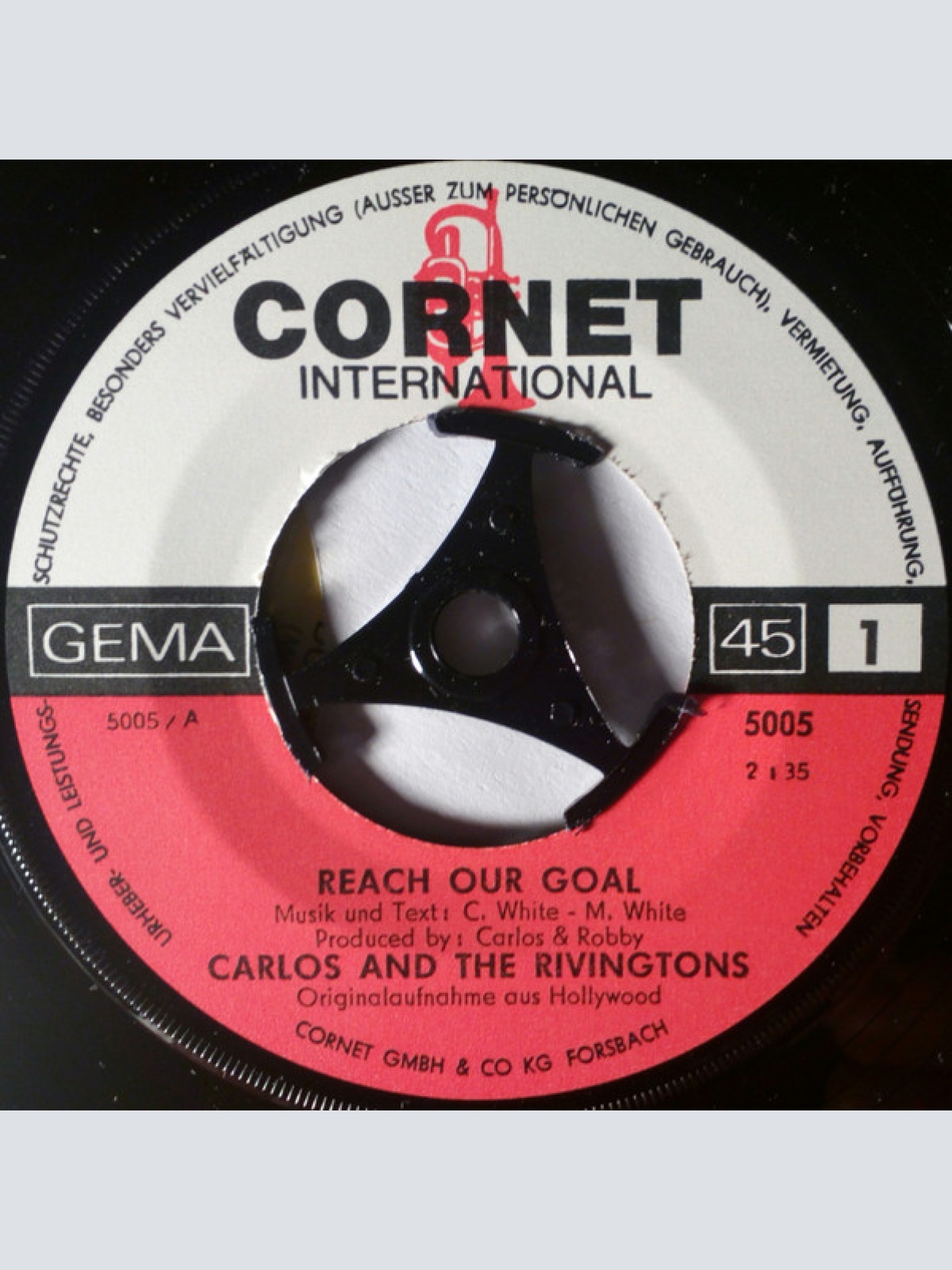 Vinyl / Carlos* And The Rivingtons - Reach Our Goal