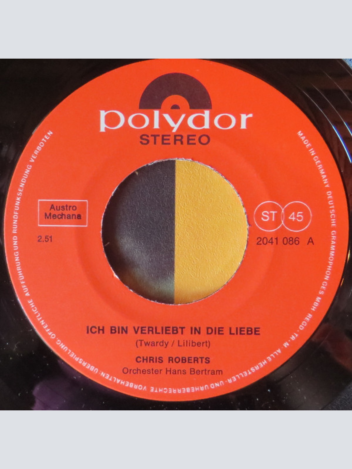 Vinyl / Chris Roberts - Ich Bin Verliebt In Die Liebe