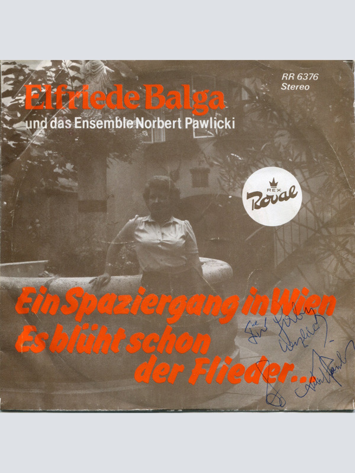 Vinyl / Elfriede Balga - Ein Spaziergang In Wien / Es Blüht Schon Der Flieder...