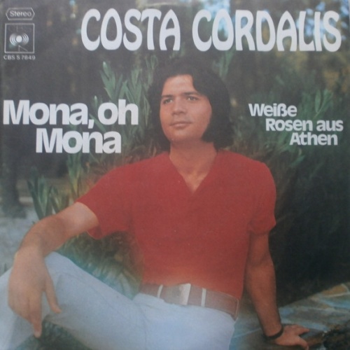 Vinyl / Costa Cordalis - Mona, Oh Mona