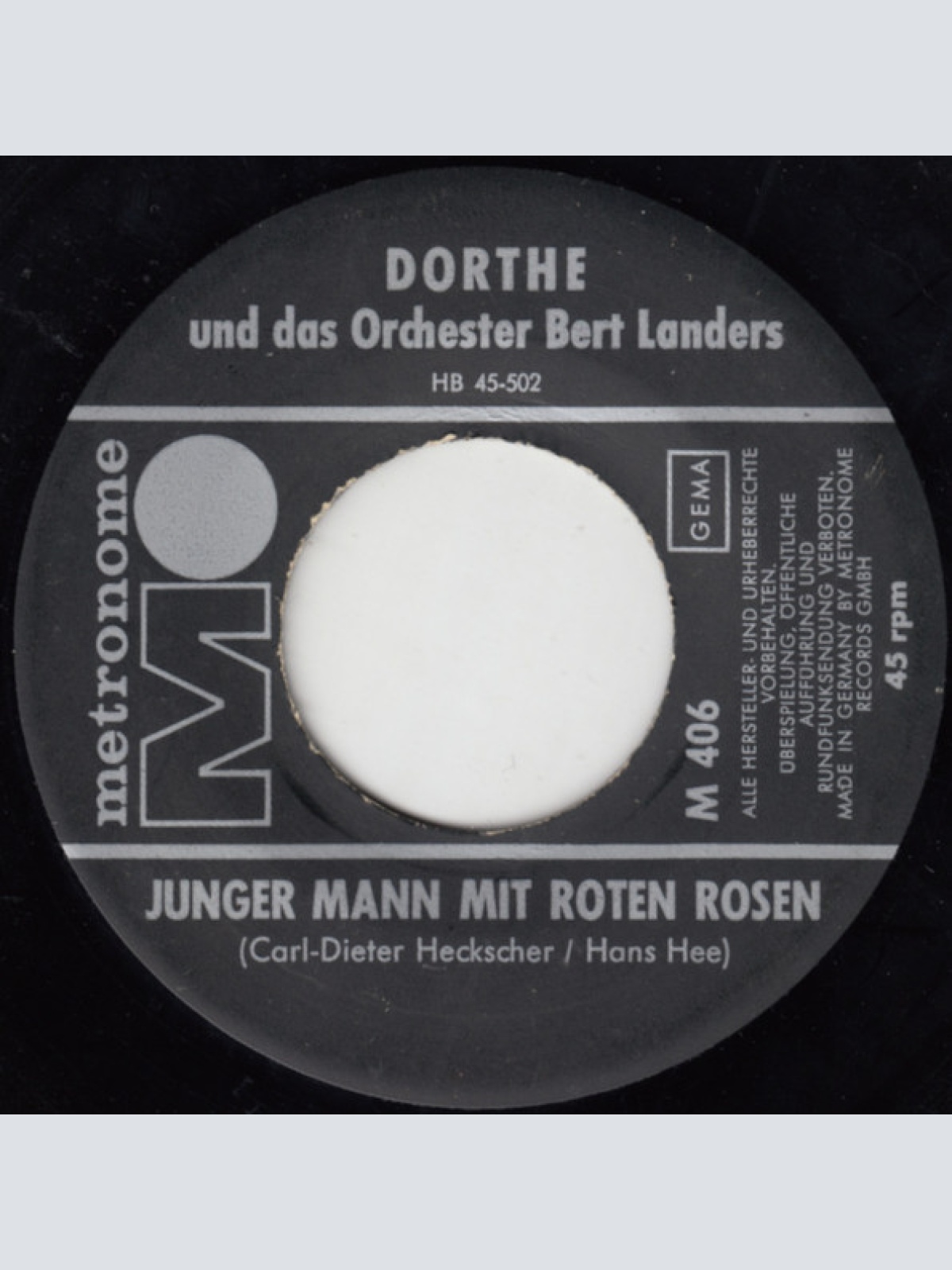 Vinyl / Dorthe* - Junger Mann Mit Roten Rosen / Der Boy Ist Gekommen