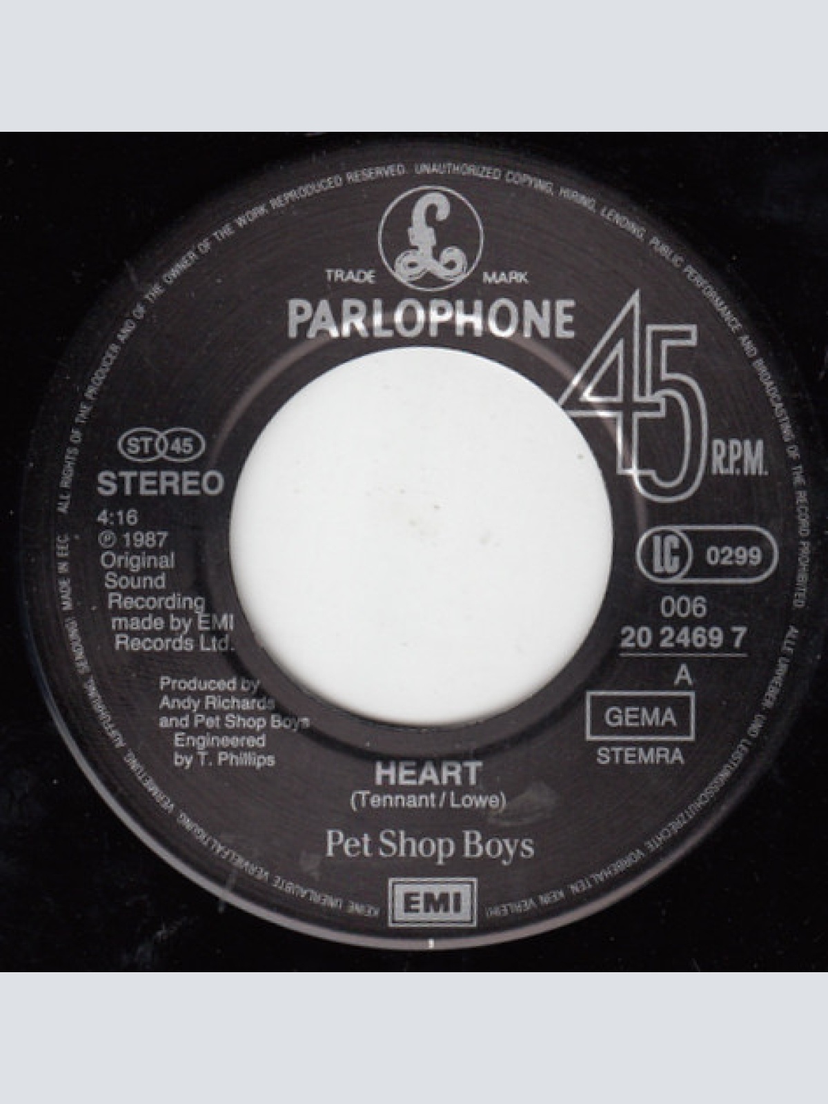 Vinyl / Pet Shop Boys - Heart