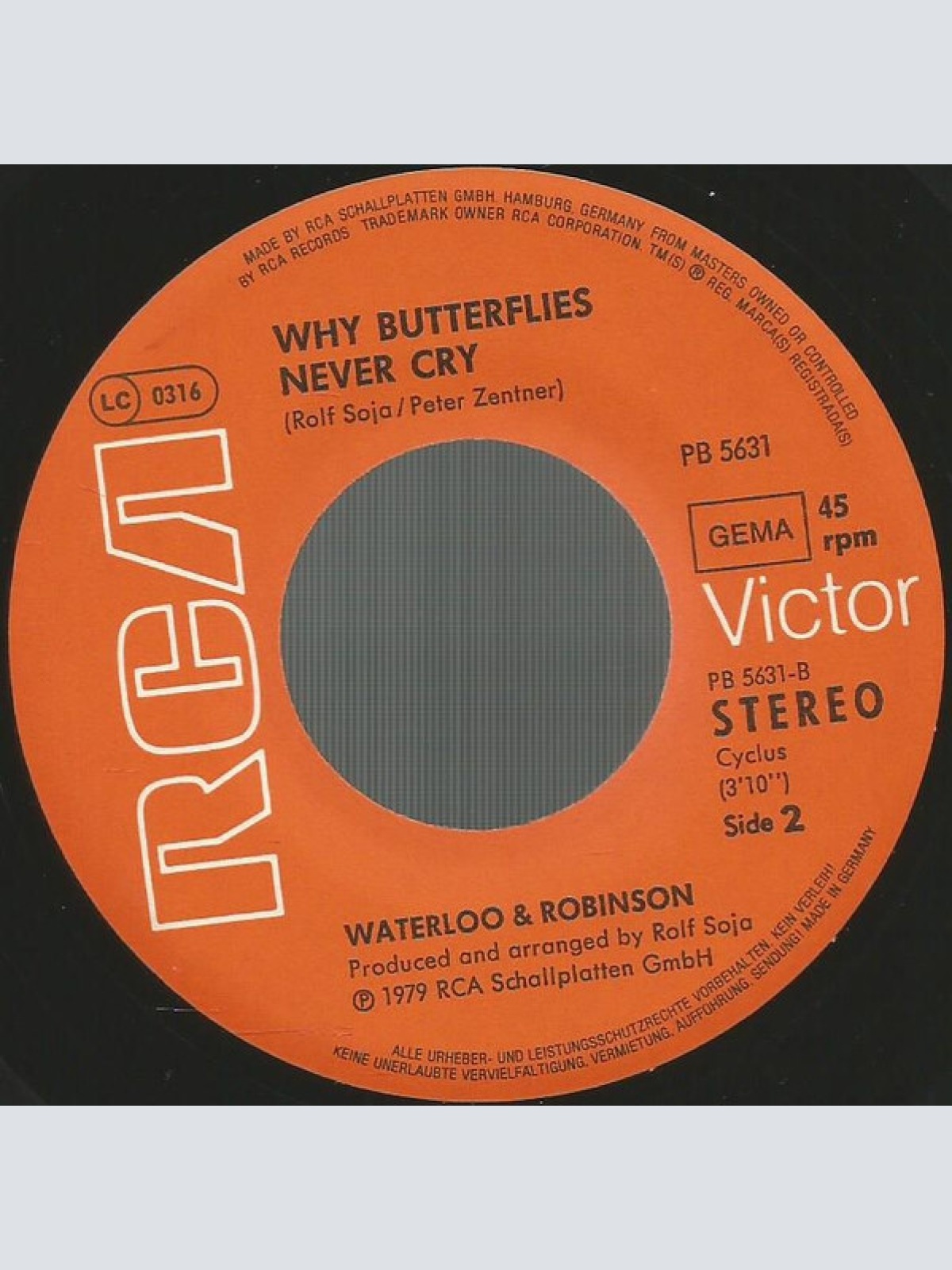 Vinyl / Waterloo & Robinson - Do You Remember Marianne