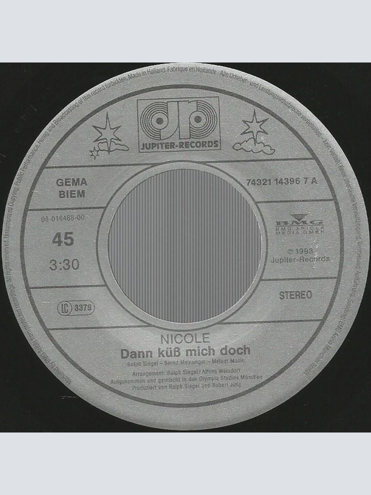 Vinyl / Nicole (2) - Dann Küss Mich Doch