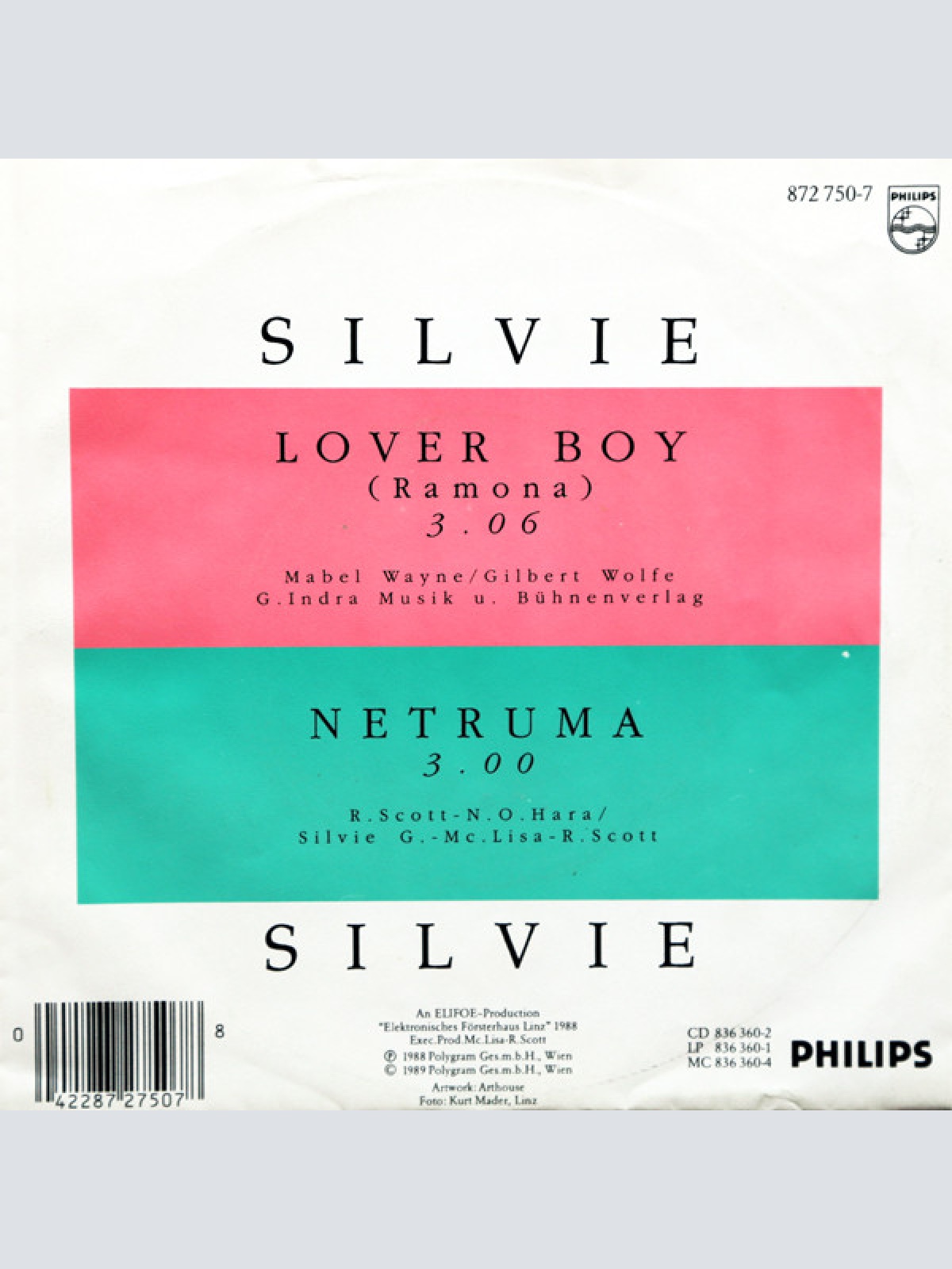 Vinyl / Silvie* - Lover Boy