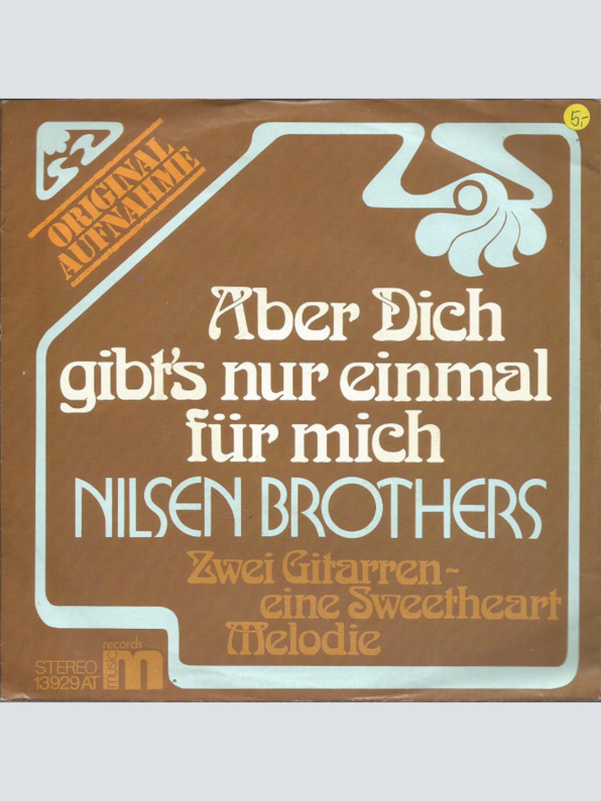 Vinyl / Nilsen Brothers* - Aber Dich Gibt's Nur Einmal Für Mich