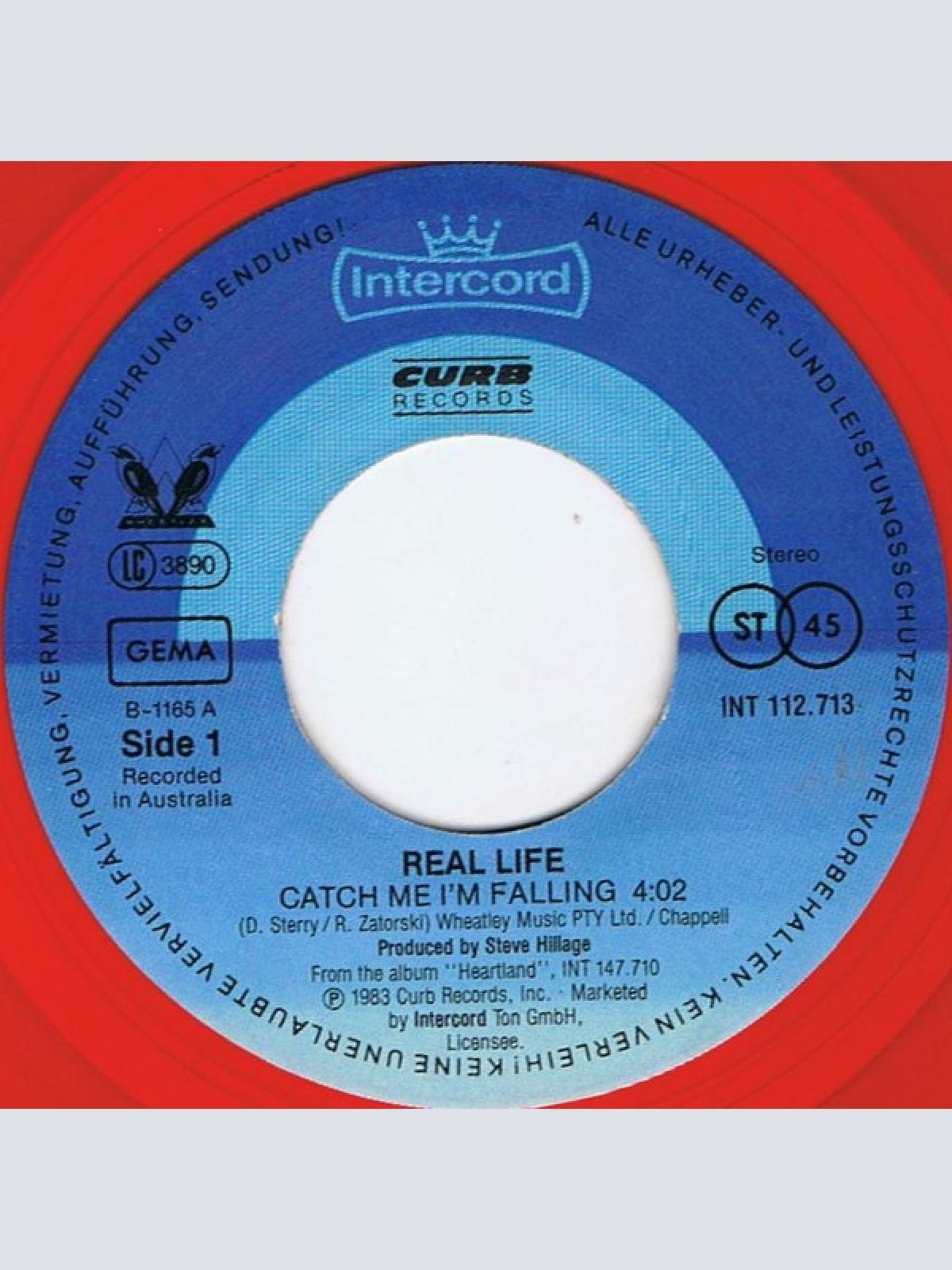 Vinyl / Real Life - Catch Me I'm Falling