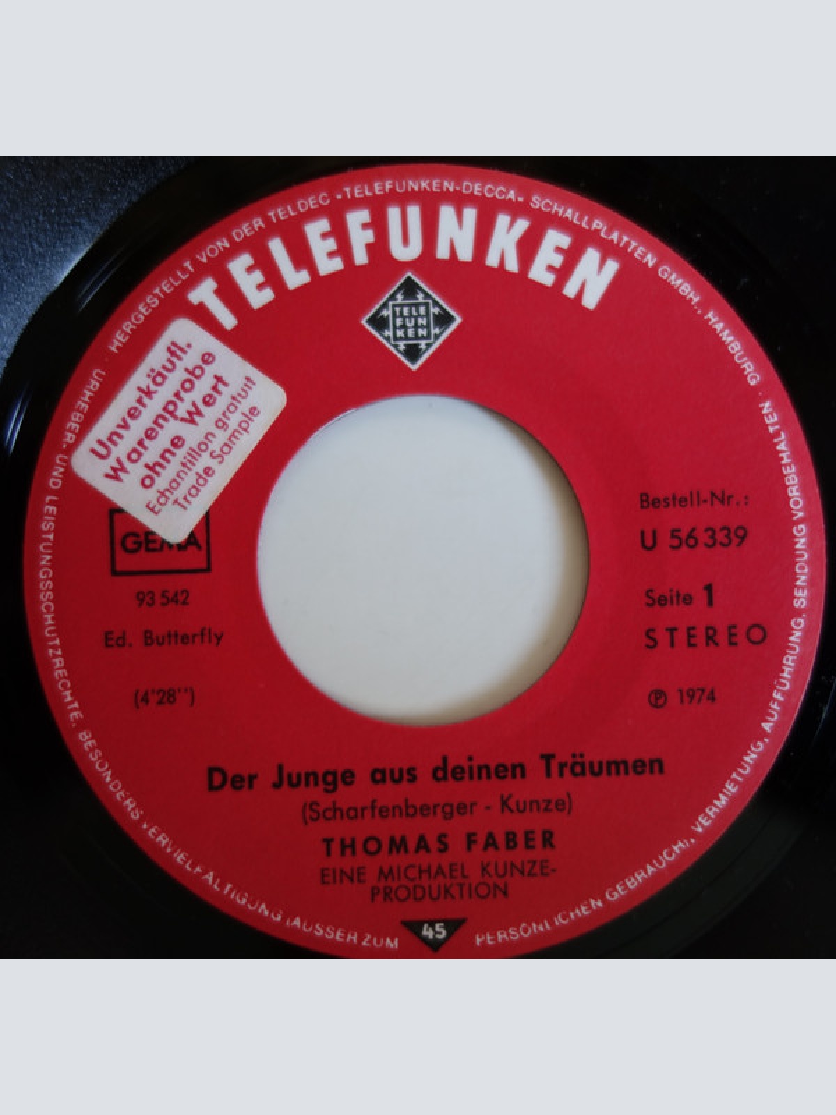 Vinyl / Thomas Faber - Der Junge Aus Deinen Träumen