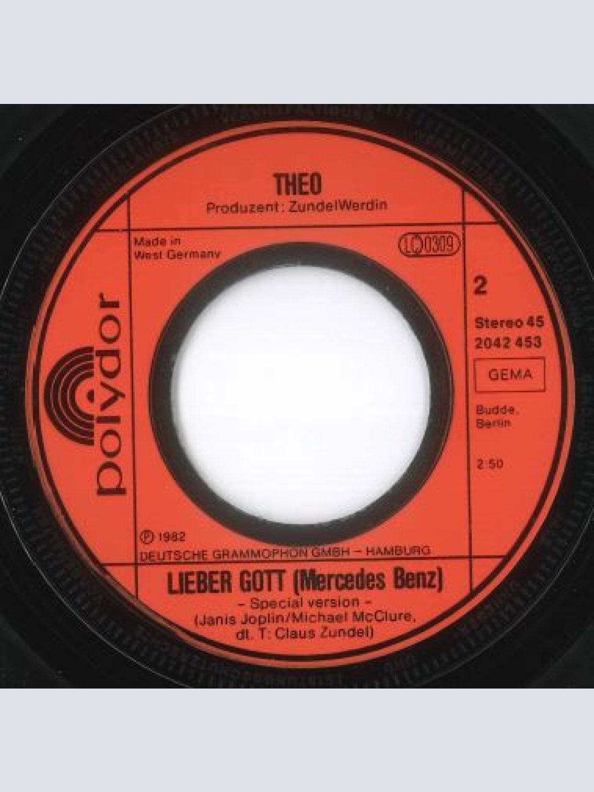 Vinyl / Theo* - Lieber Gott (Mercedes Benz)