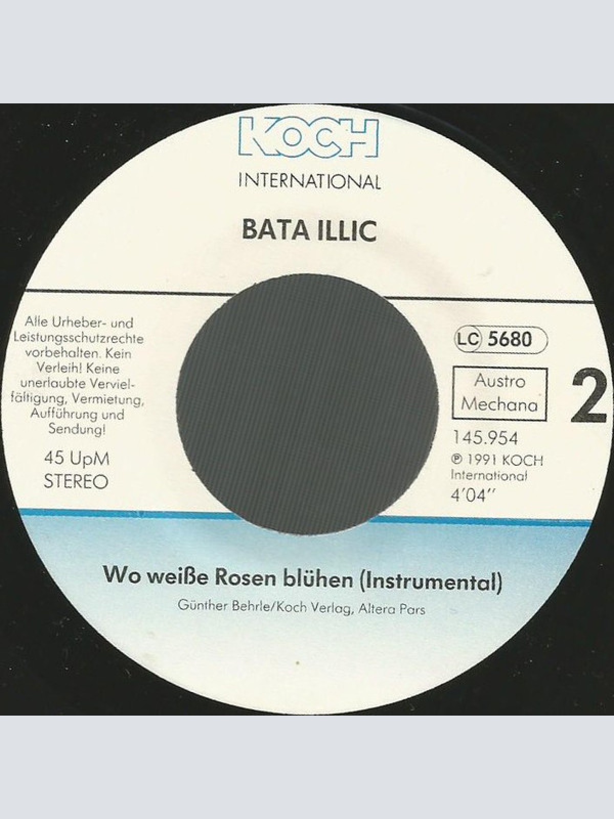 Vinyl / Bata Illic - Wo Weiße Rosen Blühen