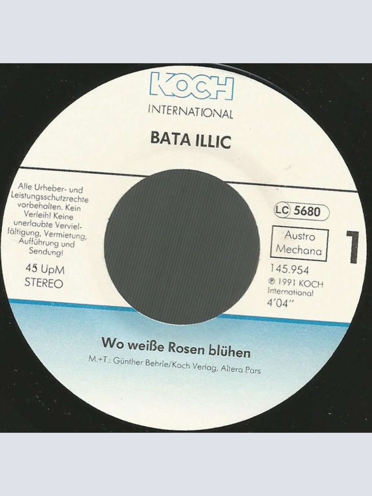 Vinyl / Bata Illic - Wo Weiße Rosen Blühen