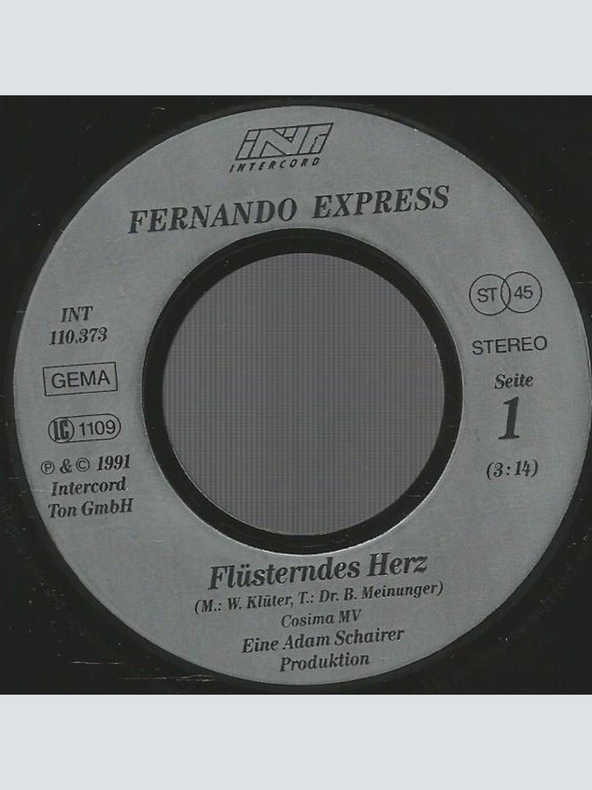 Vinyl / Fernando Express - Flüsterndes Herz