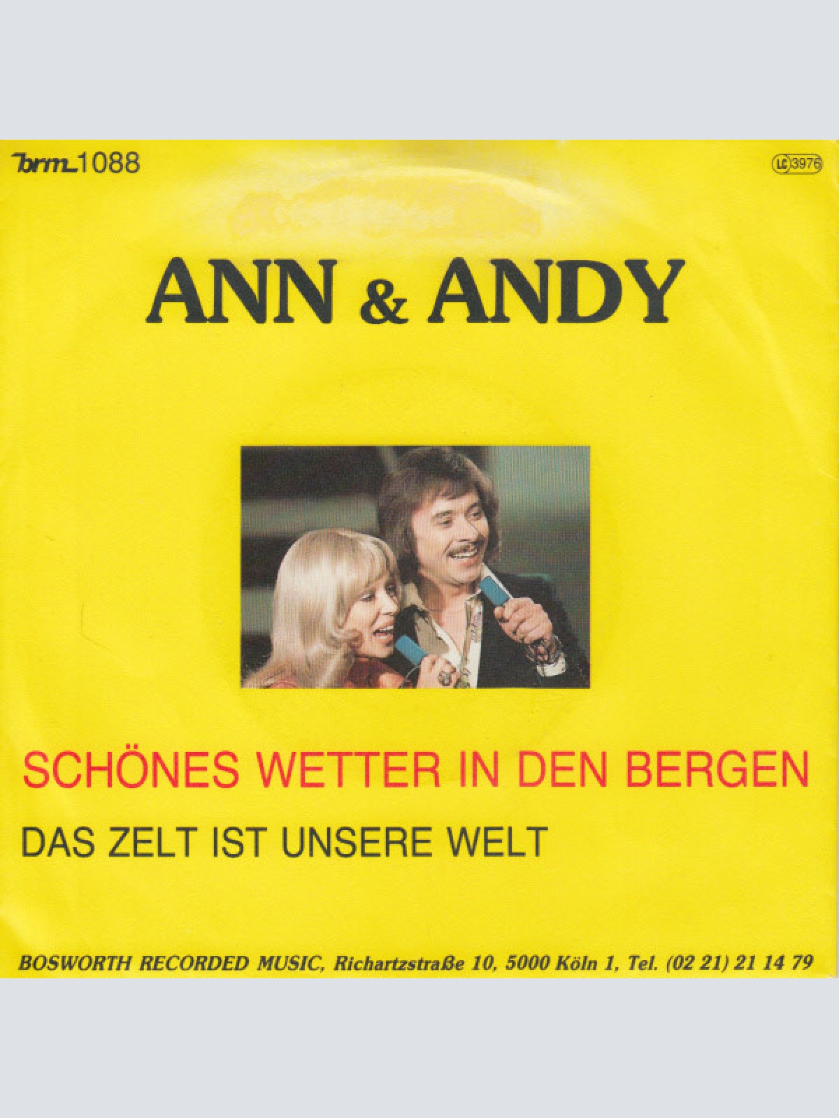 Vinyl / Ann & Andy - Schönes Wetter In Den Bergen