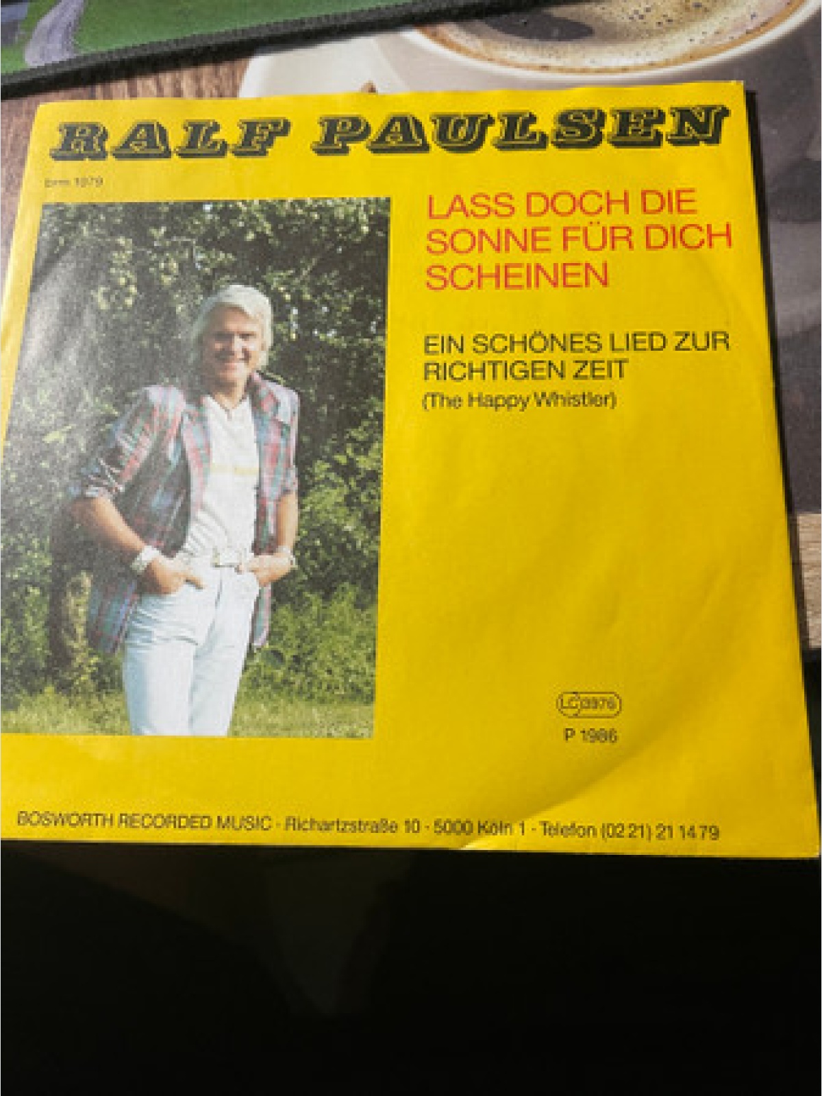 Vinyl / Ralf Paulsen - Lass Doch Die Sonne Für Dich Scheinen