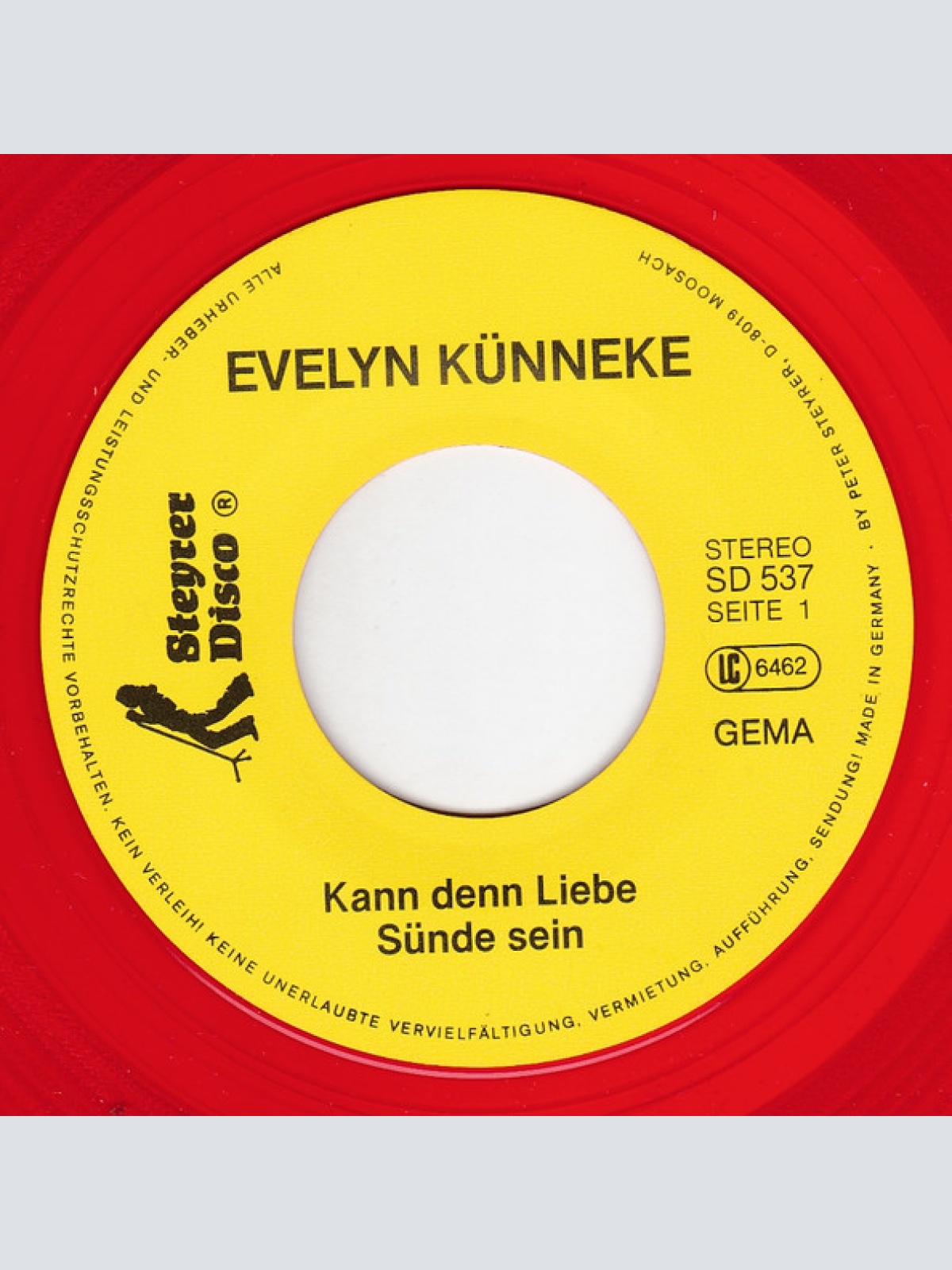 Vinyl / Evelyn Künneke - Kann Denn Liebe Sünde Sein