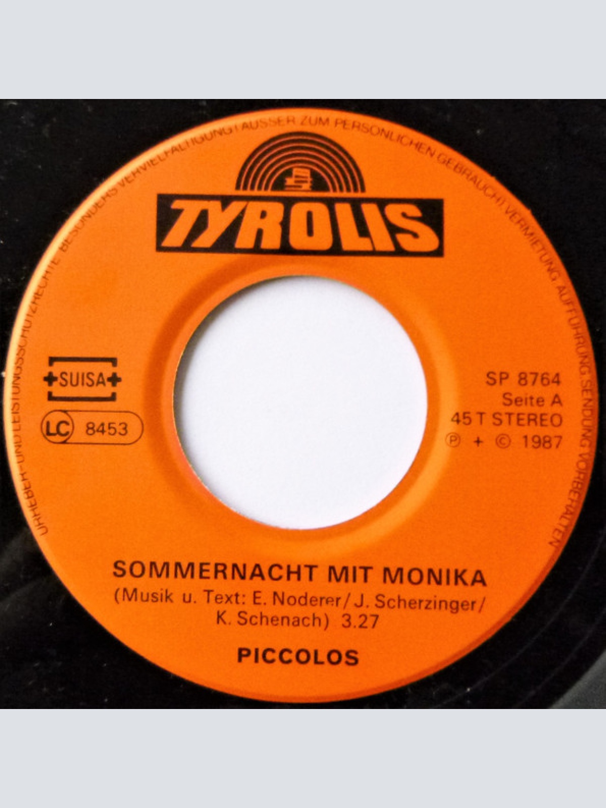 Vinyl / Piccolos* - Sommernacht Mit Monika