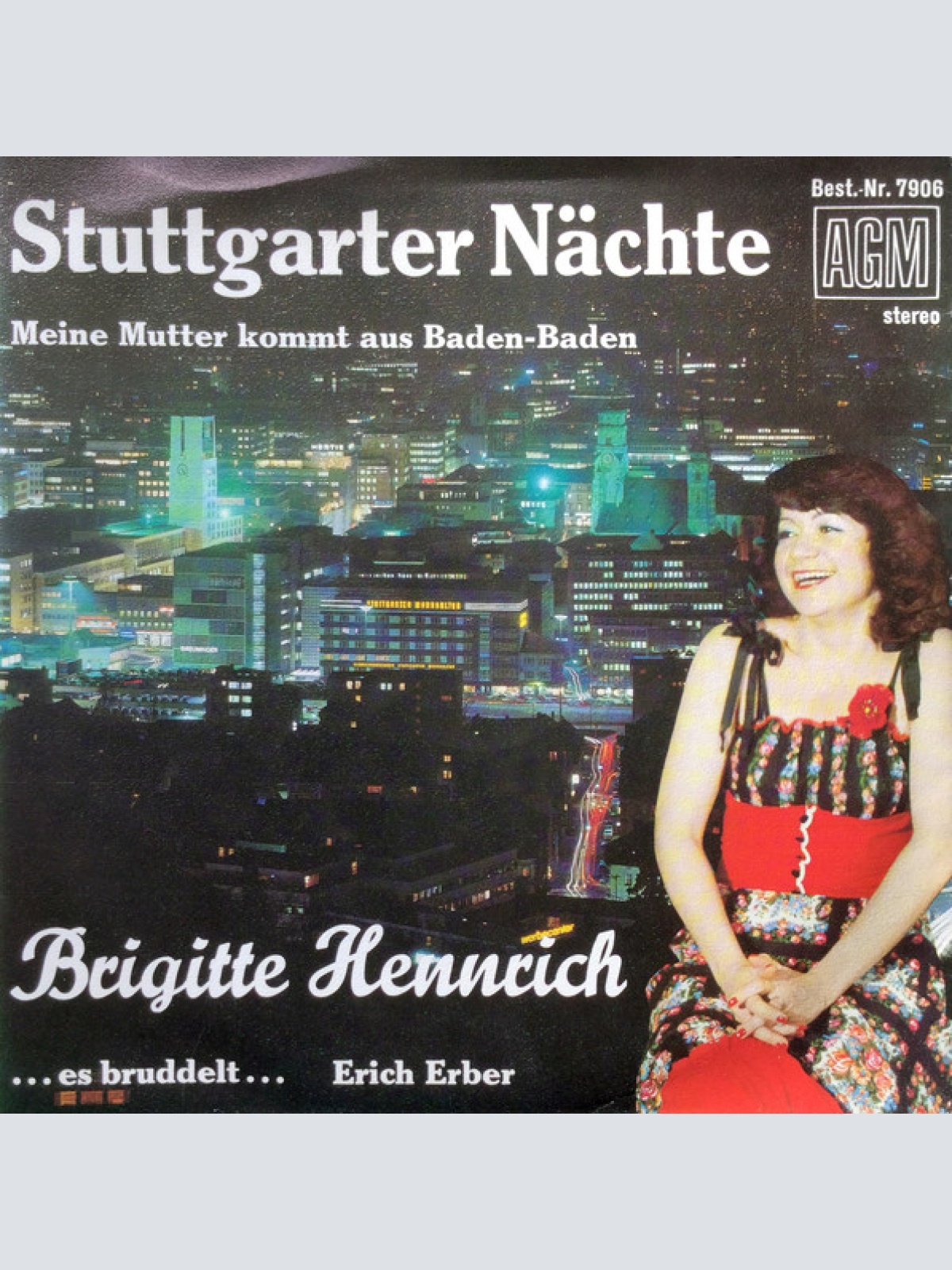 Vinyl / Brigitte Hennrich - Stuttgarter Nächte / Meine Mutter Kommt Aus Baden-Baden