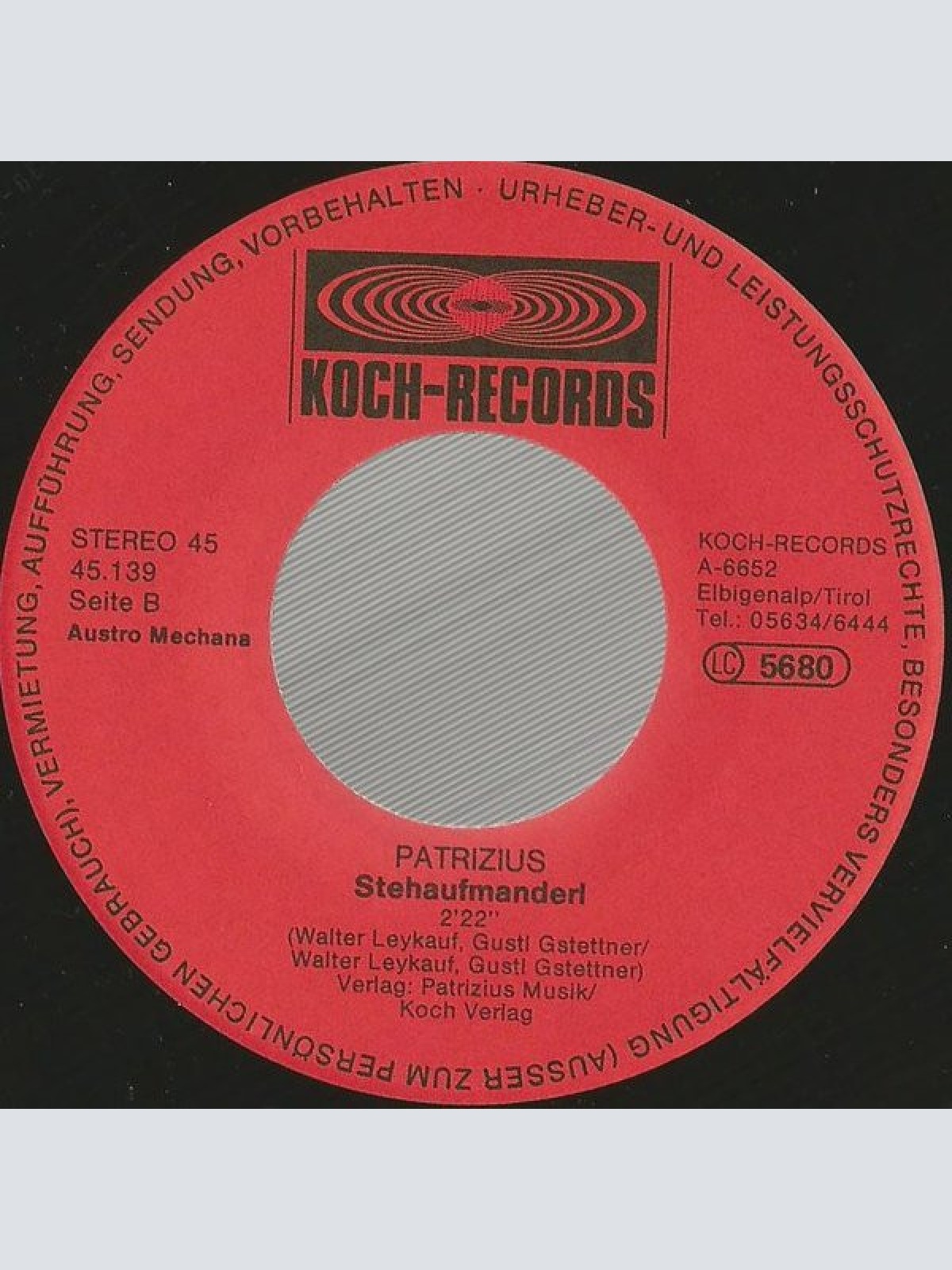 Vinyl / Patrizius - Betriebsausflug