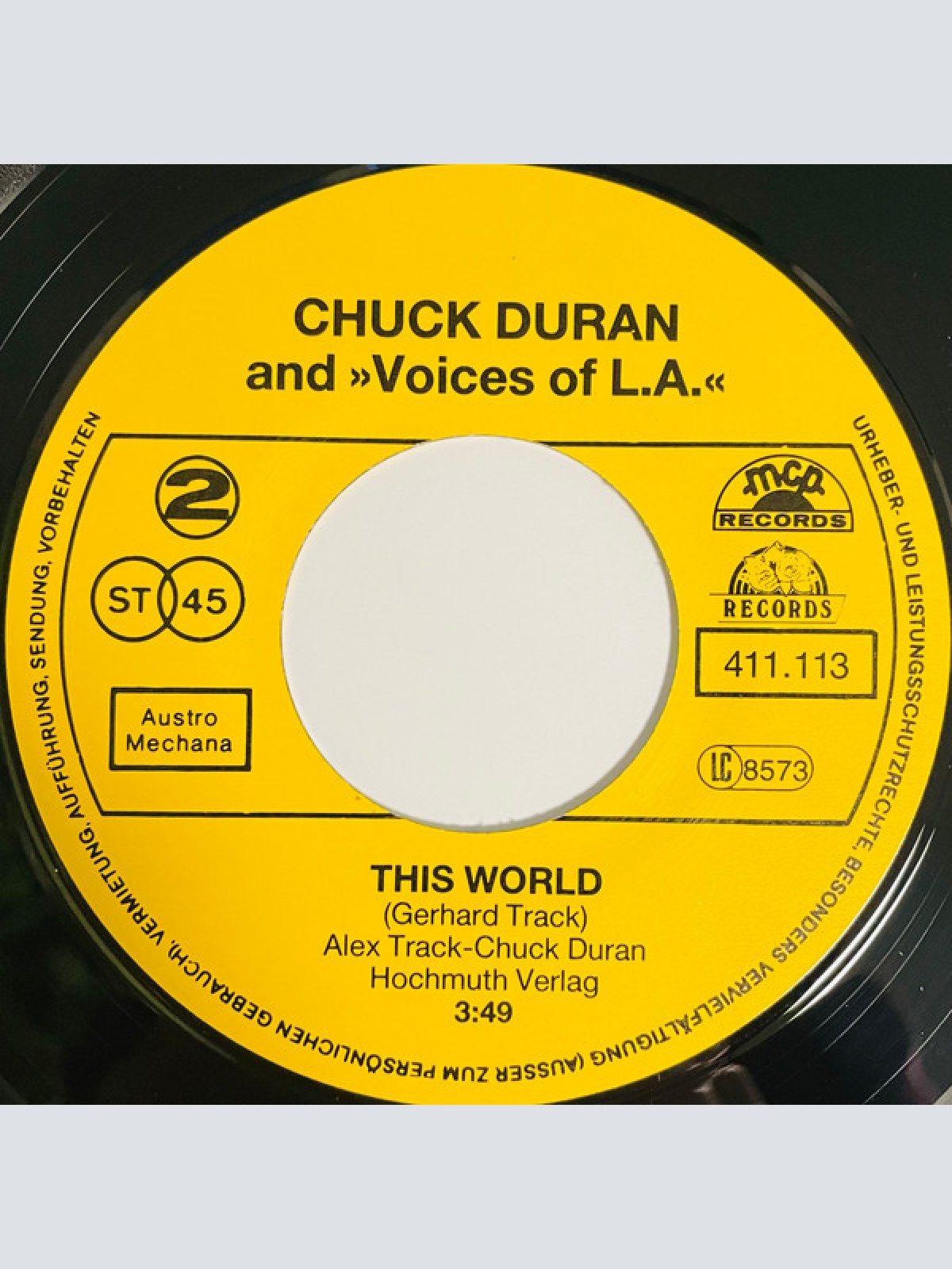 Vinyl / Chuck Duran (2) And Voices Of L.A. - This World