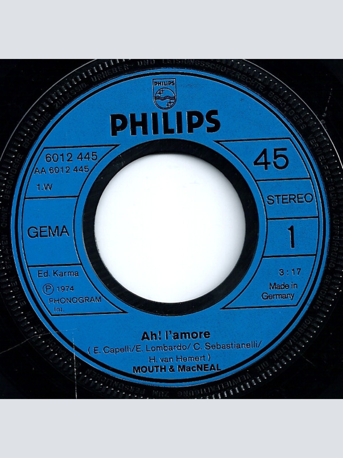 Vinyl / Mouth & MacNeal - Ah! L'Amore