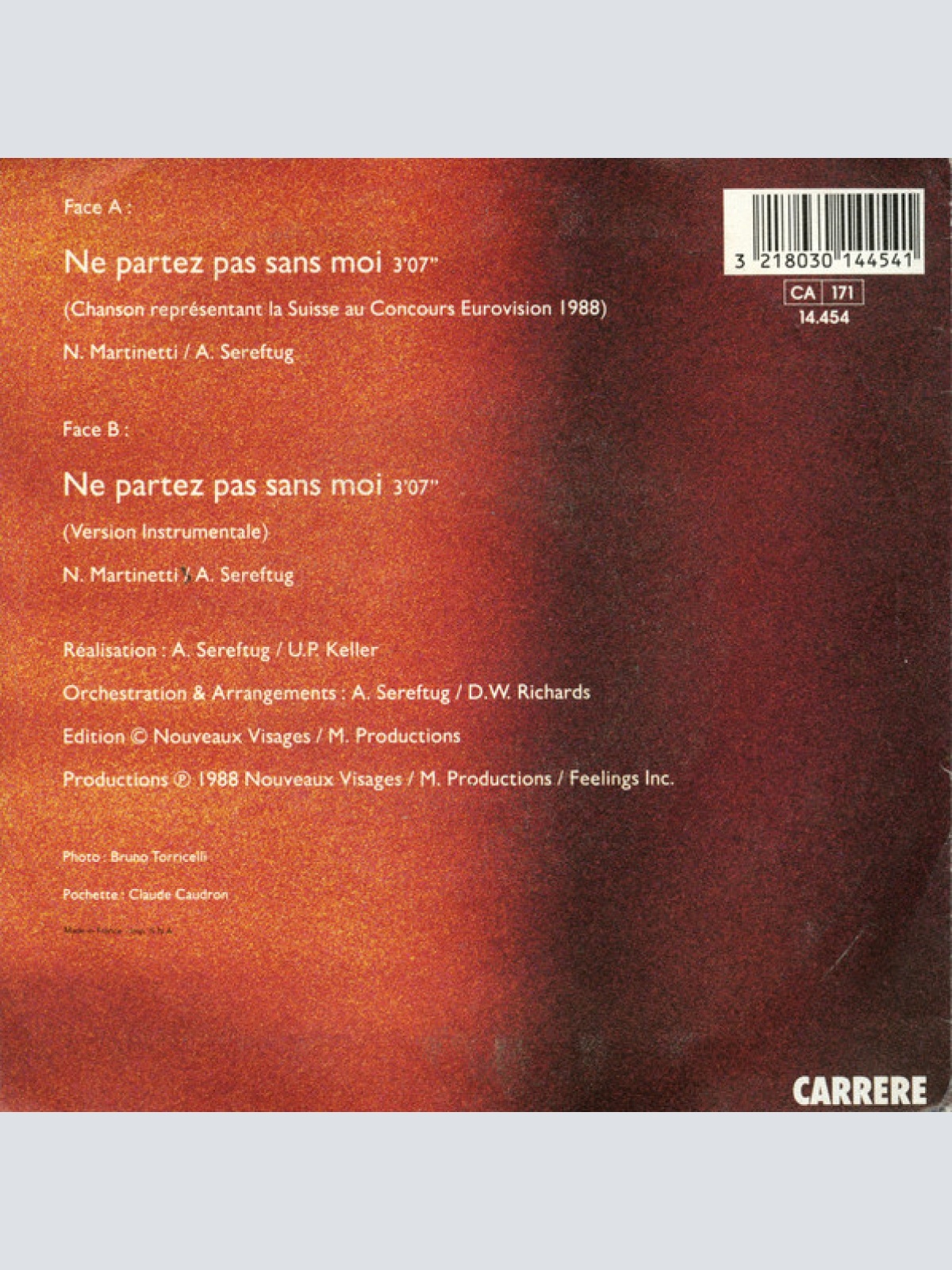 Vinyl / Celine Dion* - Ne Partez Pas Sans Moi